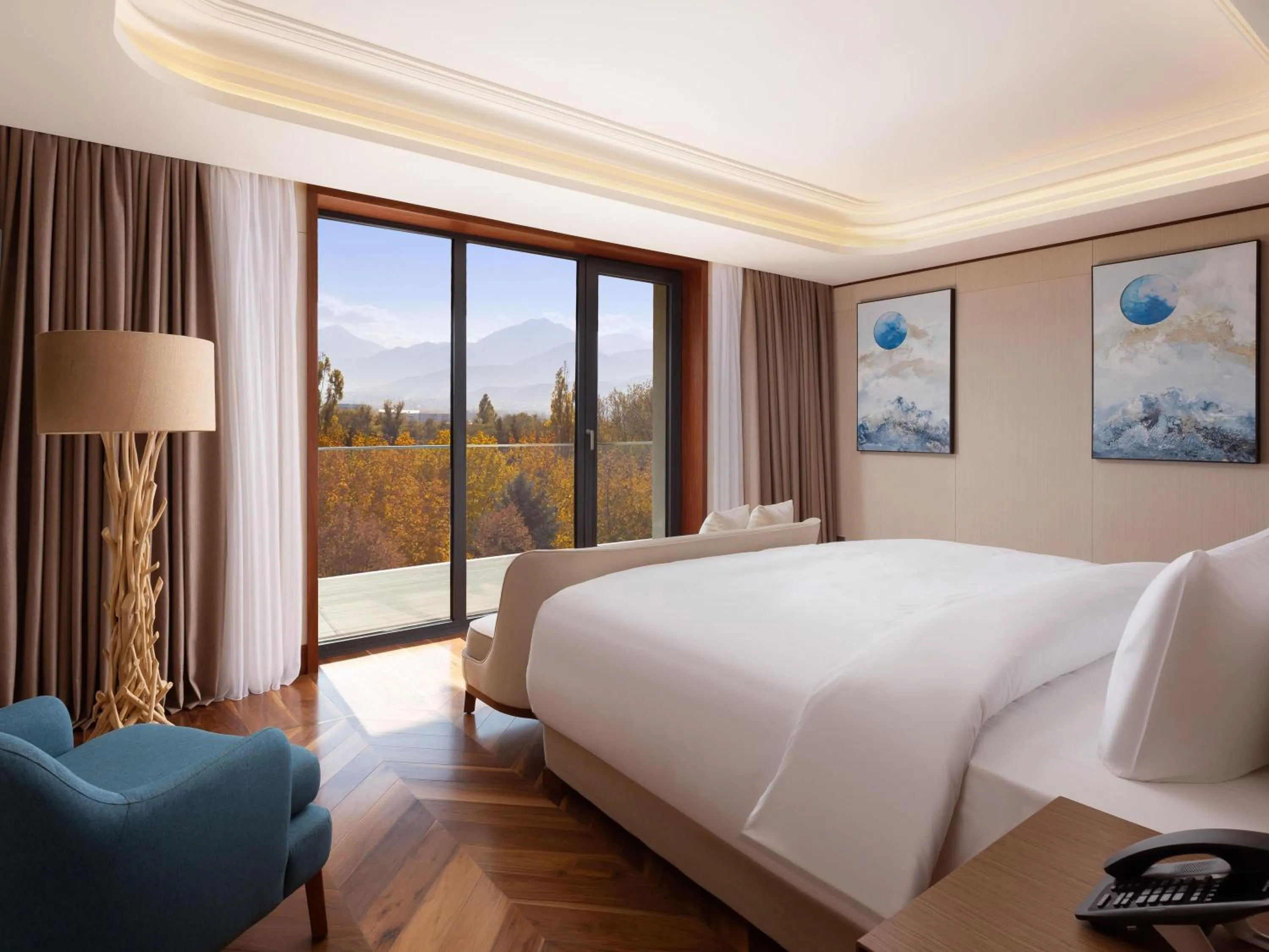 Bedroom, Bed in Swissôtel Wellness Resort Alatau Almaty