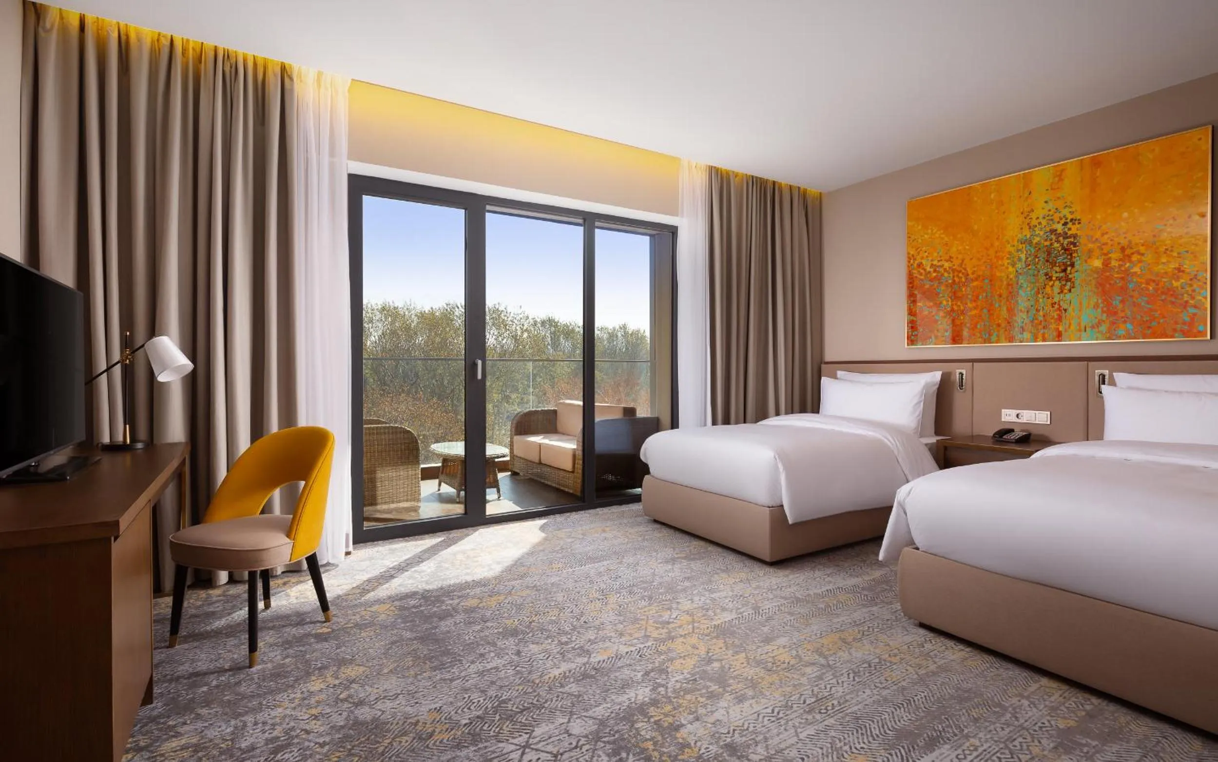 Bedroom, Bed in Swissôtel Wellness Resort Alatau Almaty