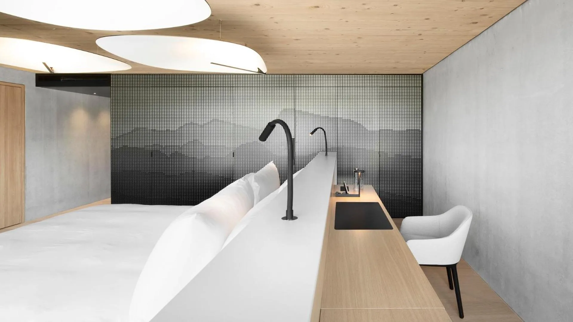 Seating area, Bed in Hôtel des Horlogers