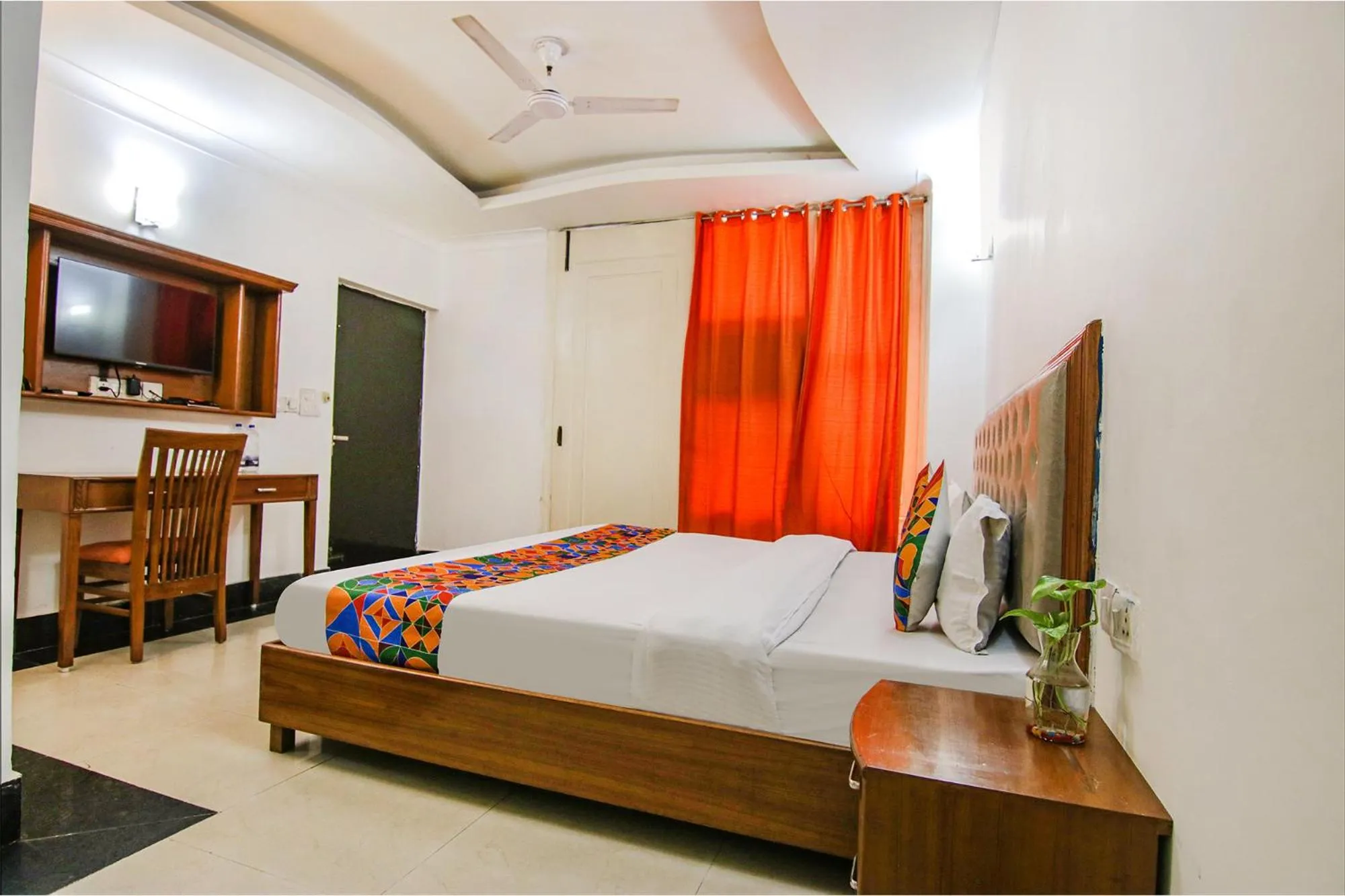 Bedroom, Bed in FabHotel JDM Residency