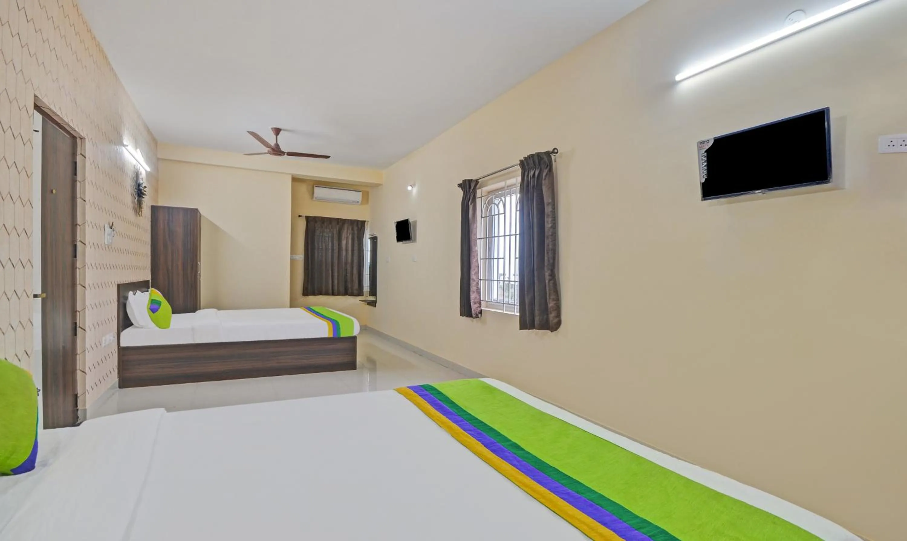 Bedroom, Bed in Treebo Everest Residency Tidel Park, 15 Mins From Coimbatore International Airport