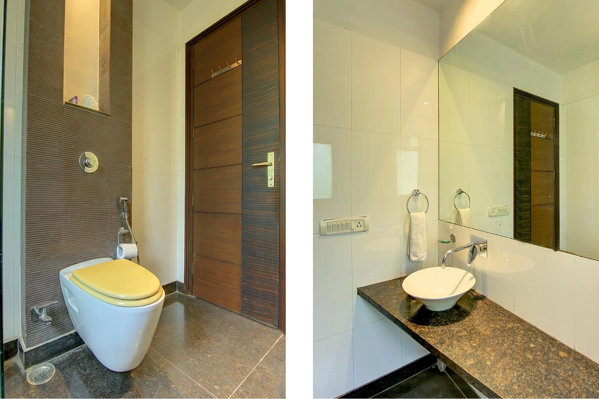 Toilet in FabHotel Phoenix Hospitality Near DLF Cyber Hub & Metro, Gurugram