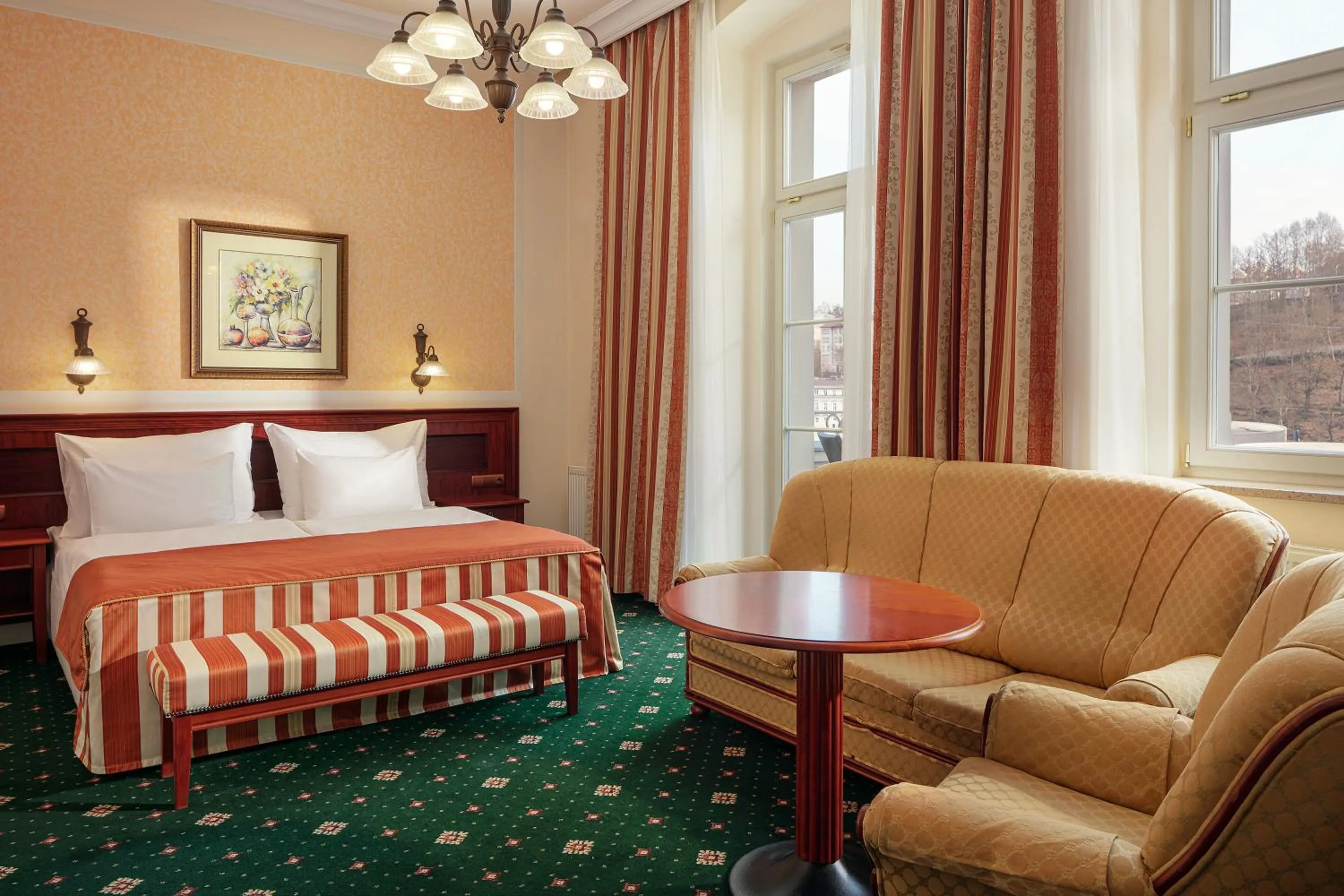 Living room, Bed in Humboldt Park Hotel & Spa