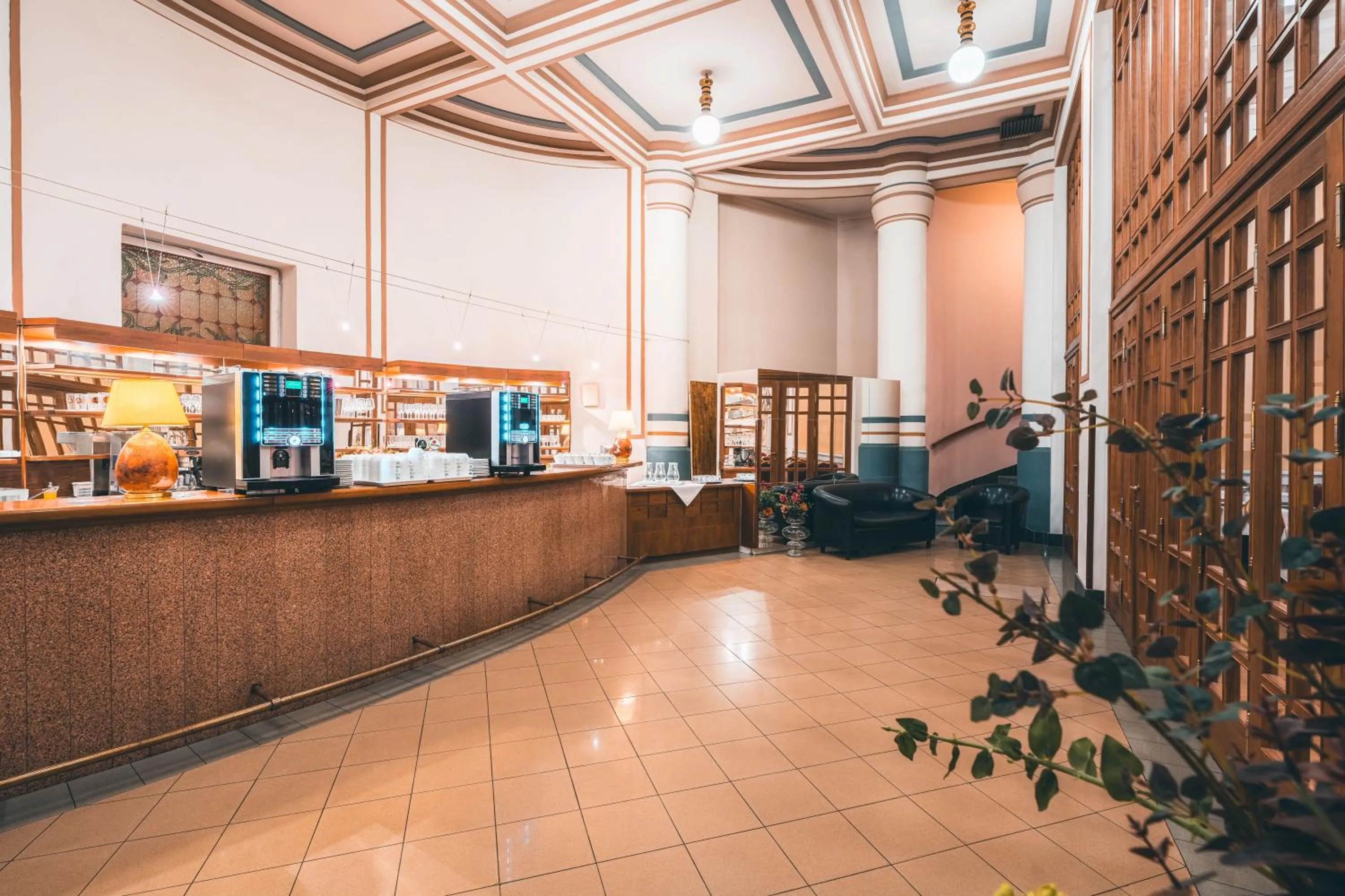 Buffet breakfast in Hotel Ariston Prague