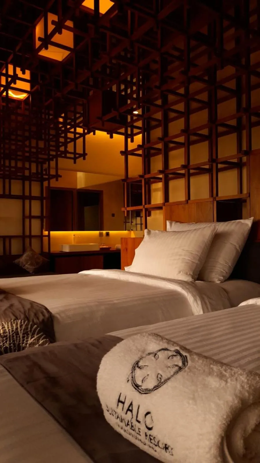 Bedroom, Bed in HALO Sustainable Resort Karimunjawa