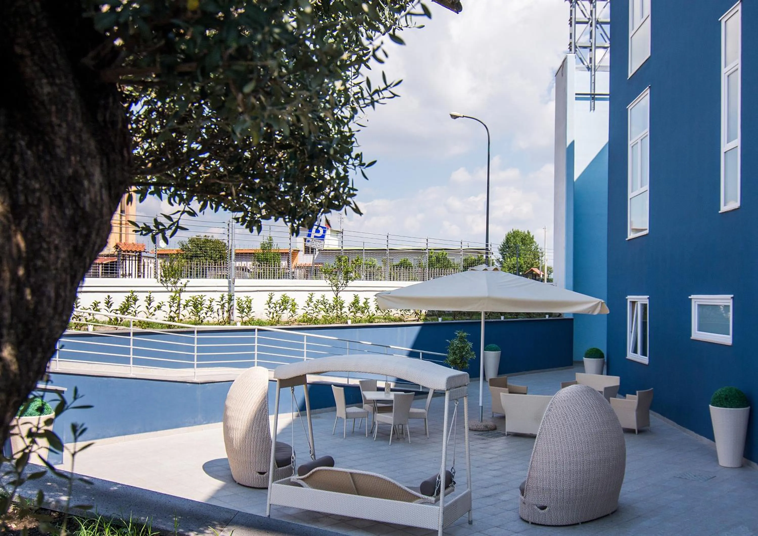 Patio in Eracle Hotel