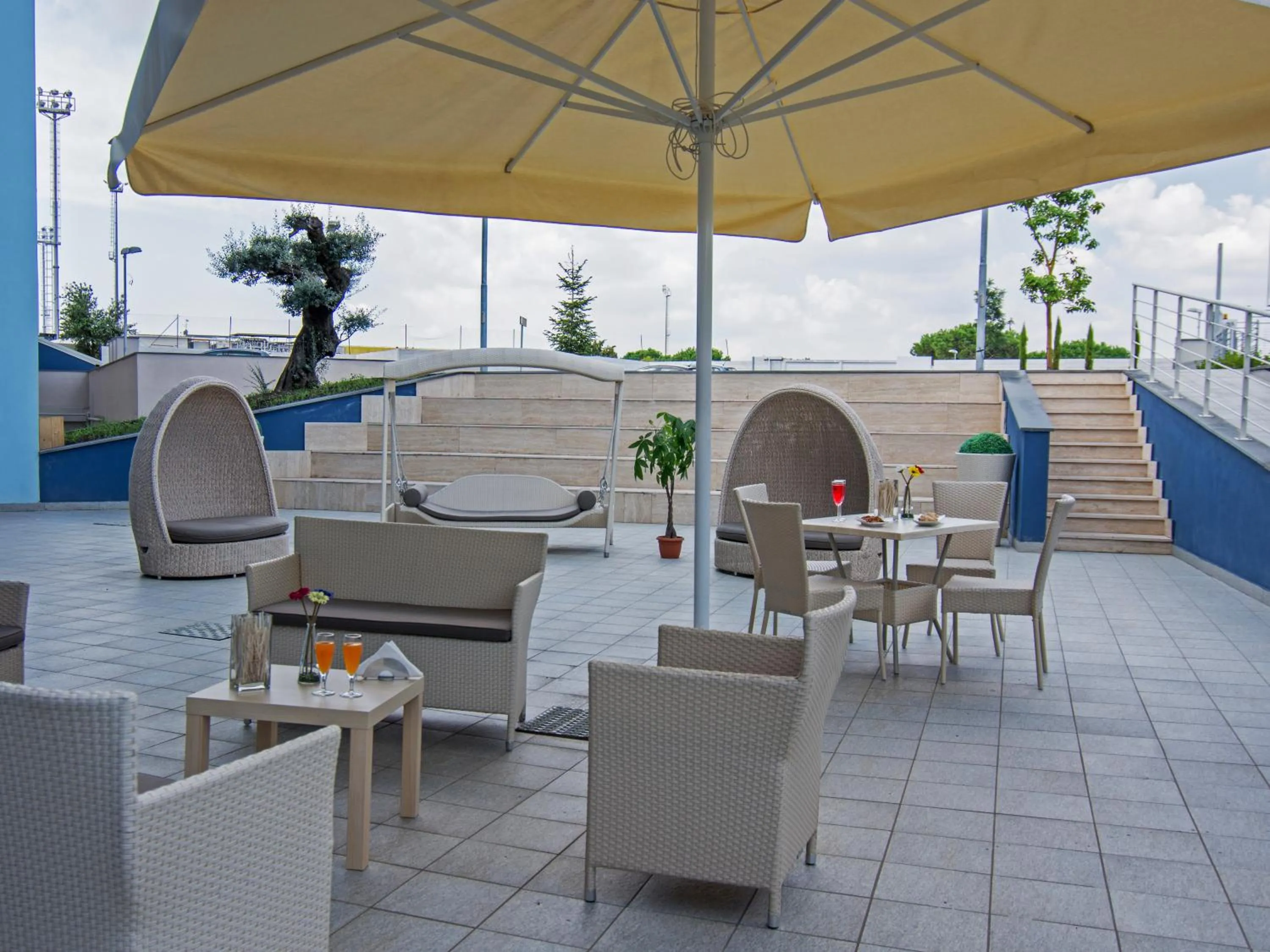 Patio in Eracle Hotel