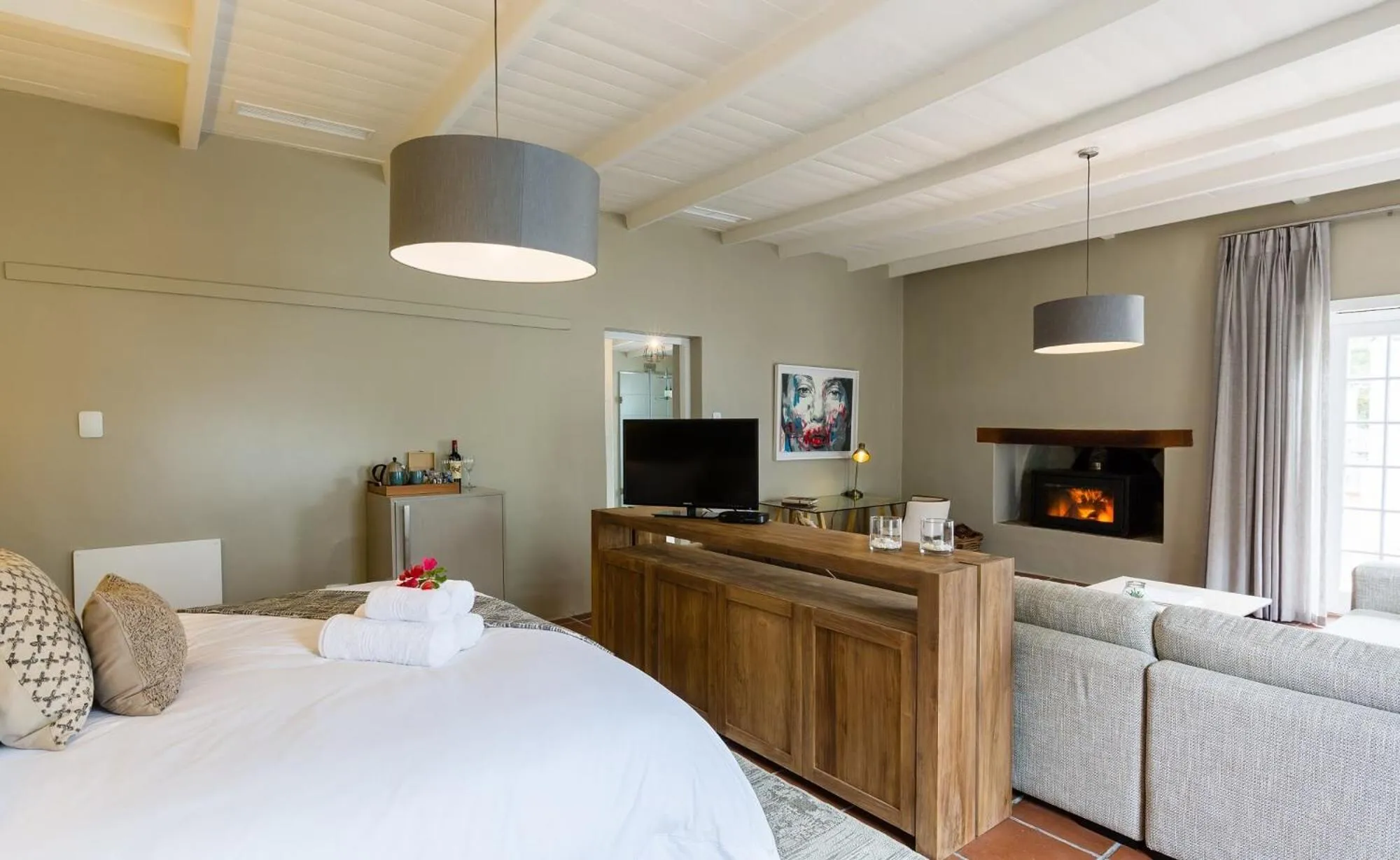 Patio, Bed in Macaron Boutique Guest House