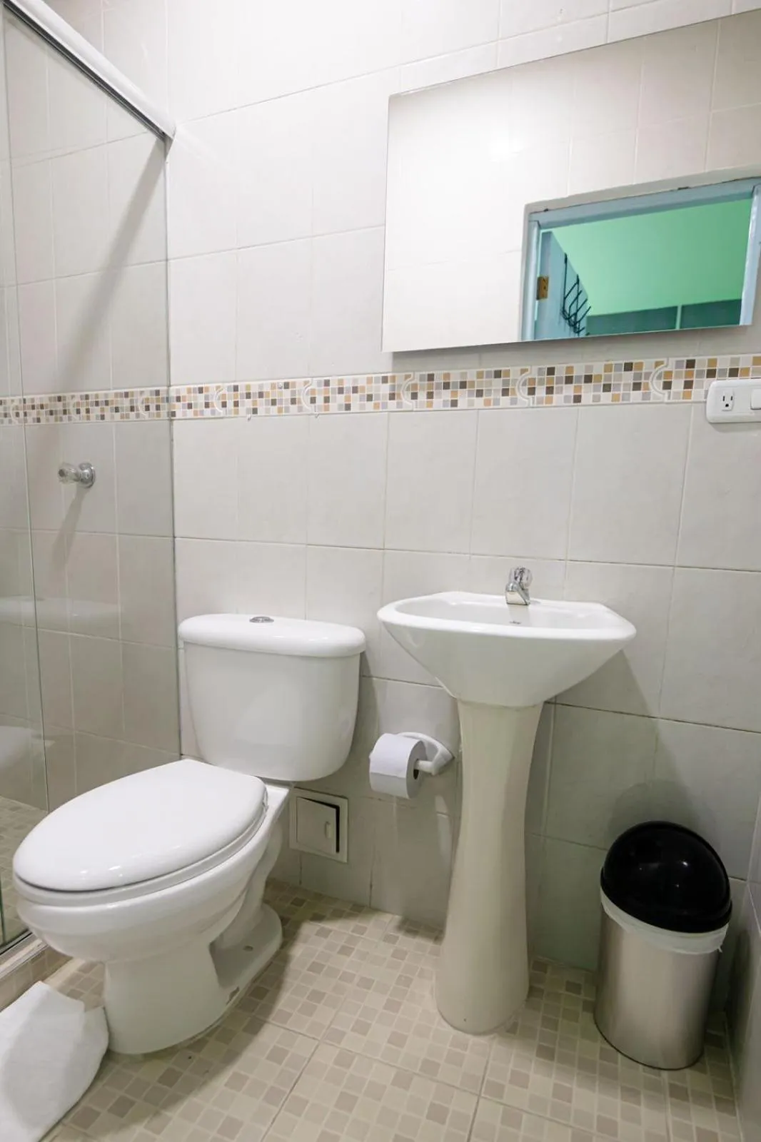 Shower in San Felicin Hostel