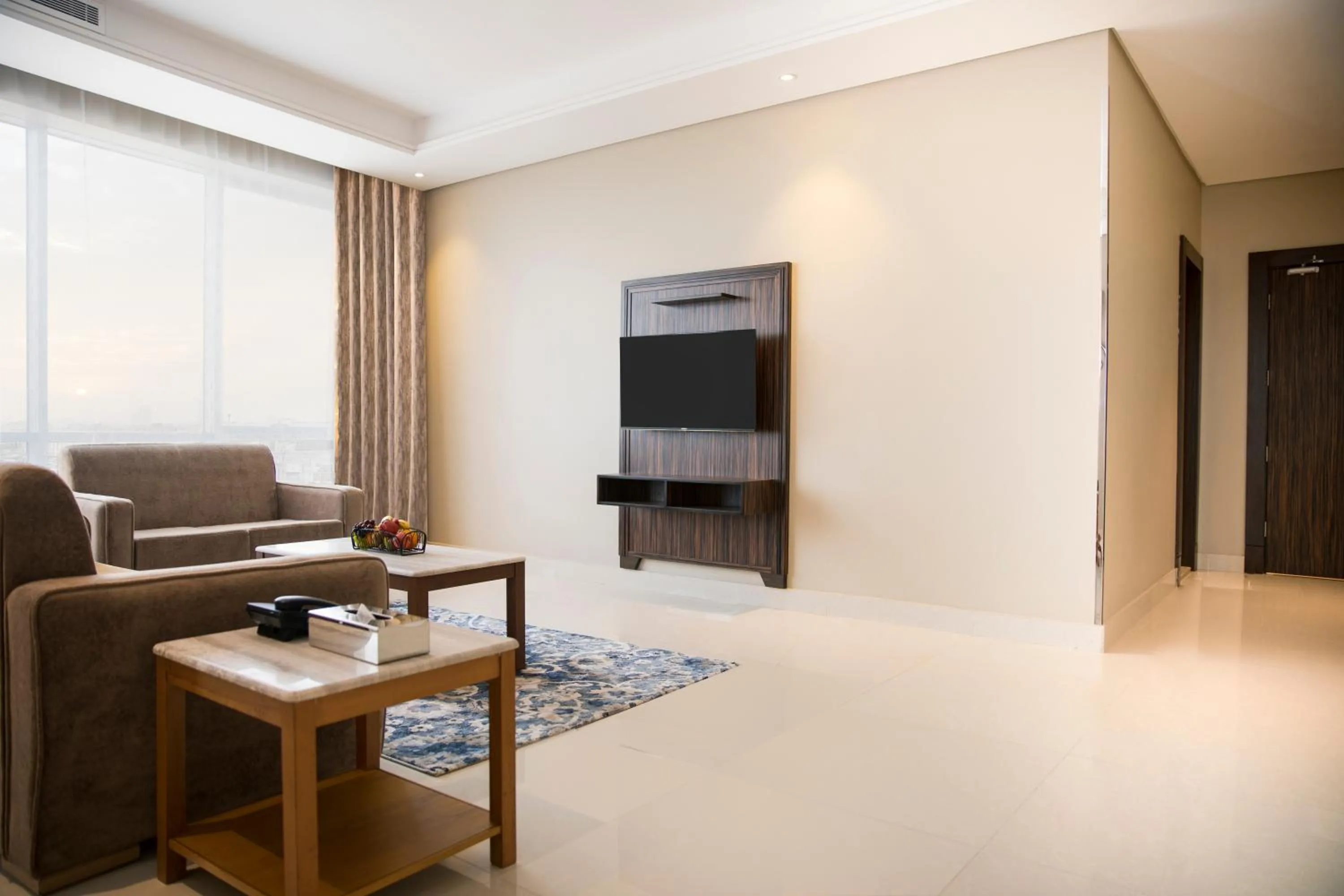 Living room in Swiss Blue Hotel - Hera