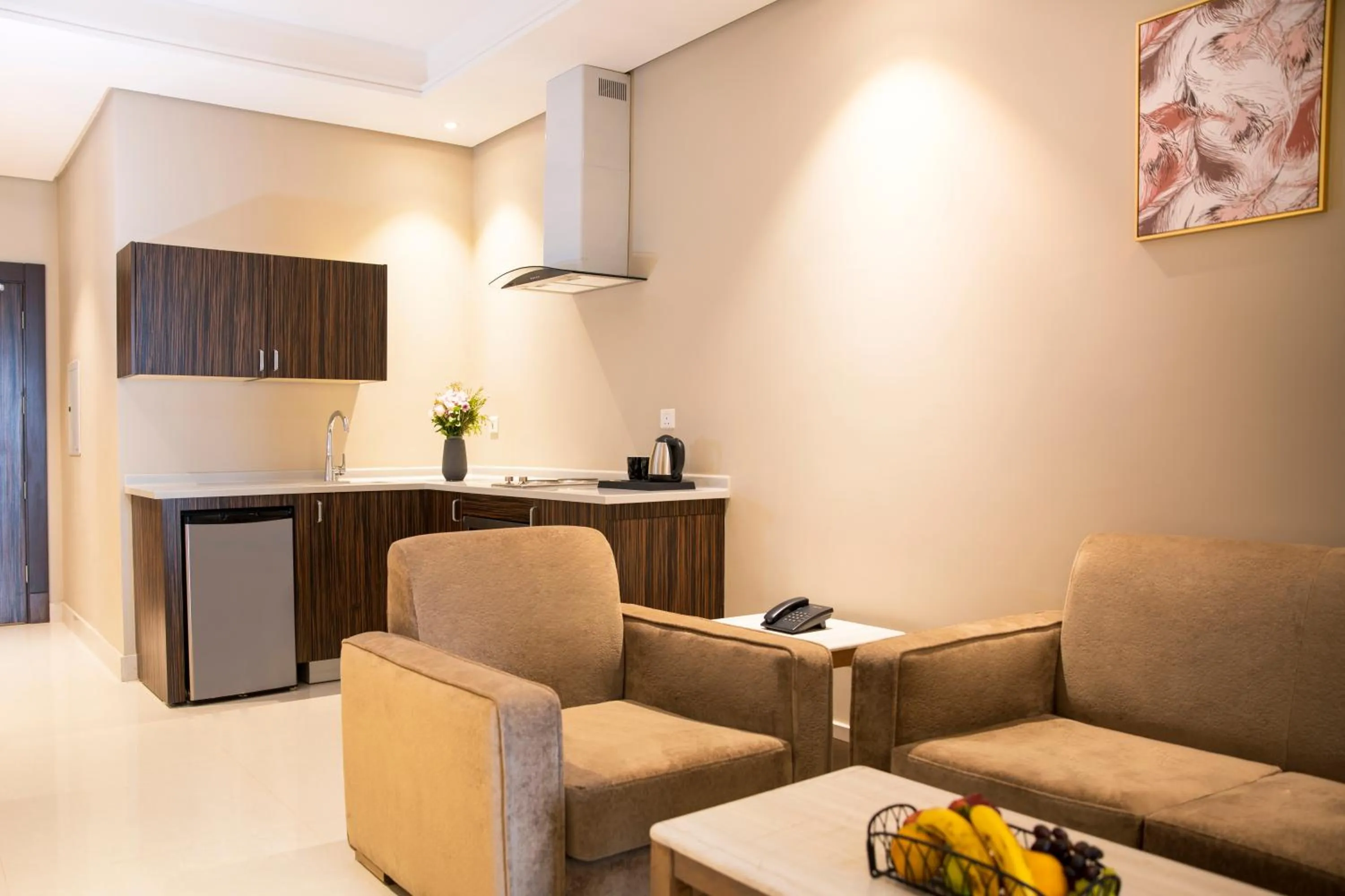 Living room in Swiss Blue Hotel - Hera