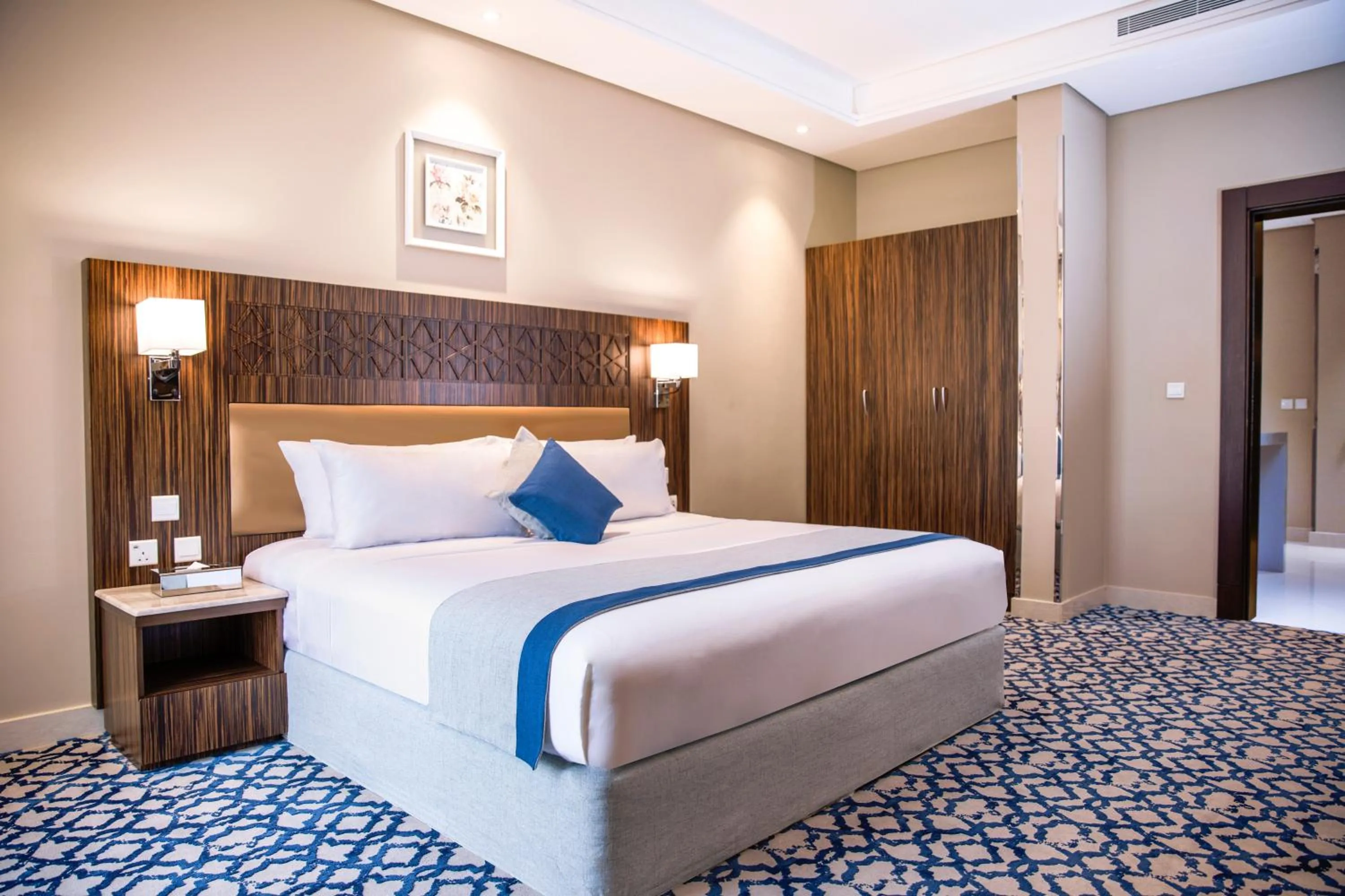 Bed in Swiss Blue Hotel - Hera