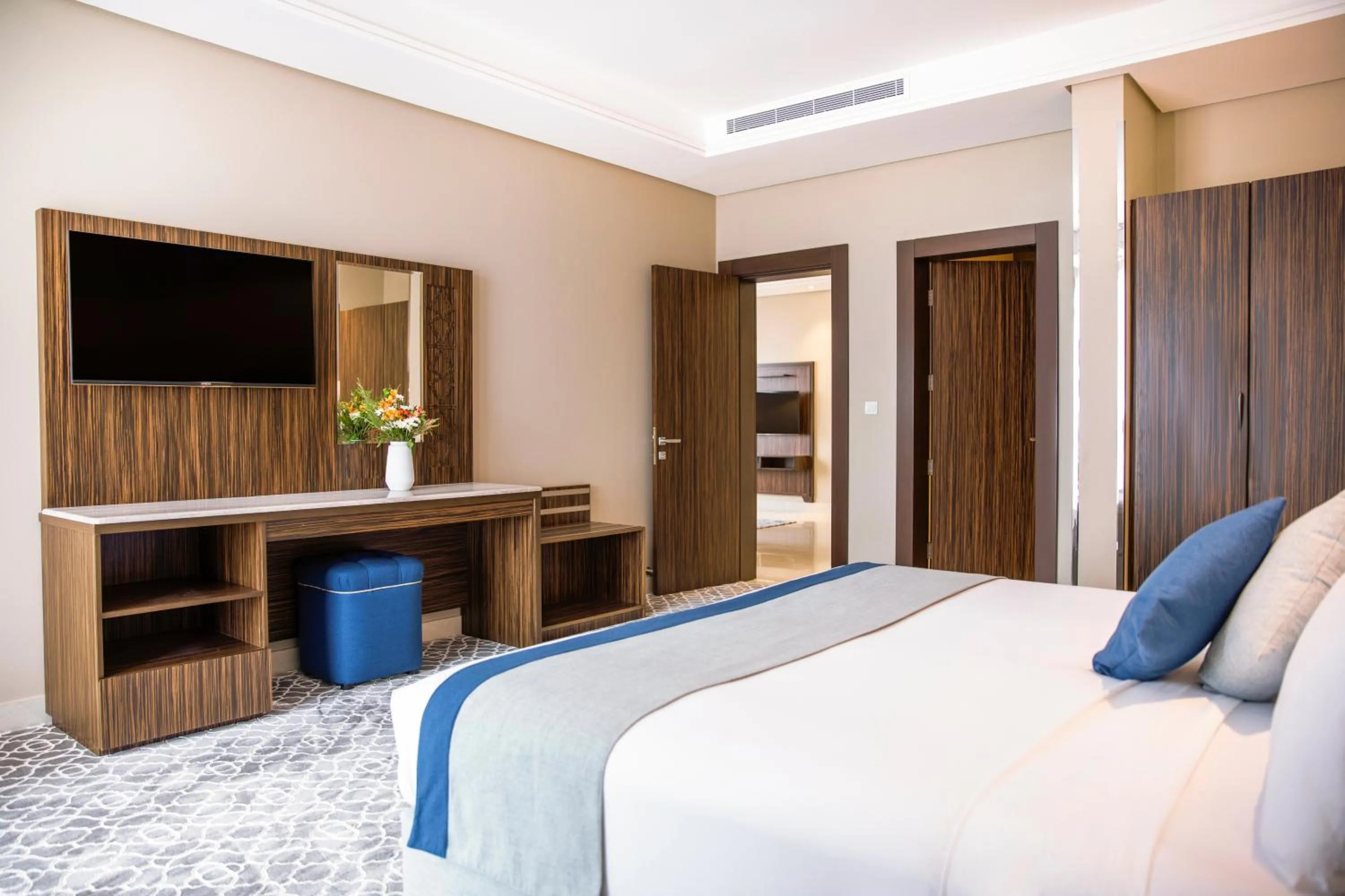 Bed in Swiss Blue Hotel - Hera