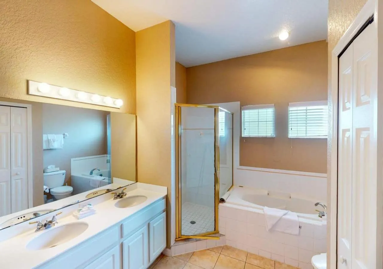 Bathroom in Bahama Bay Resort by Wyndham Vacation Rentals - Near Disney