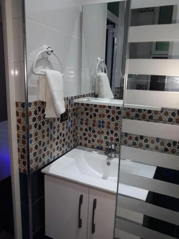 Bathroom in Amor Hotel