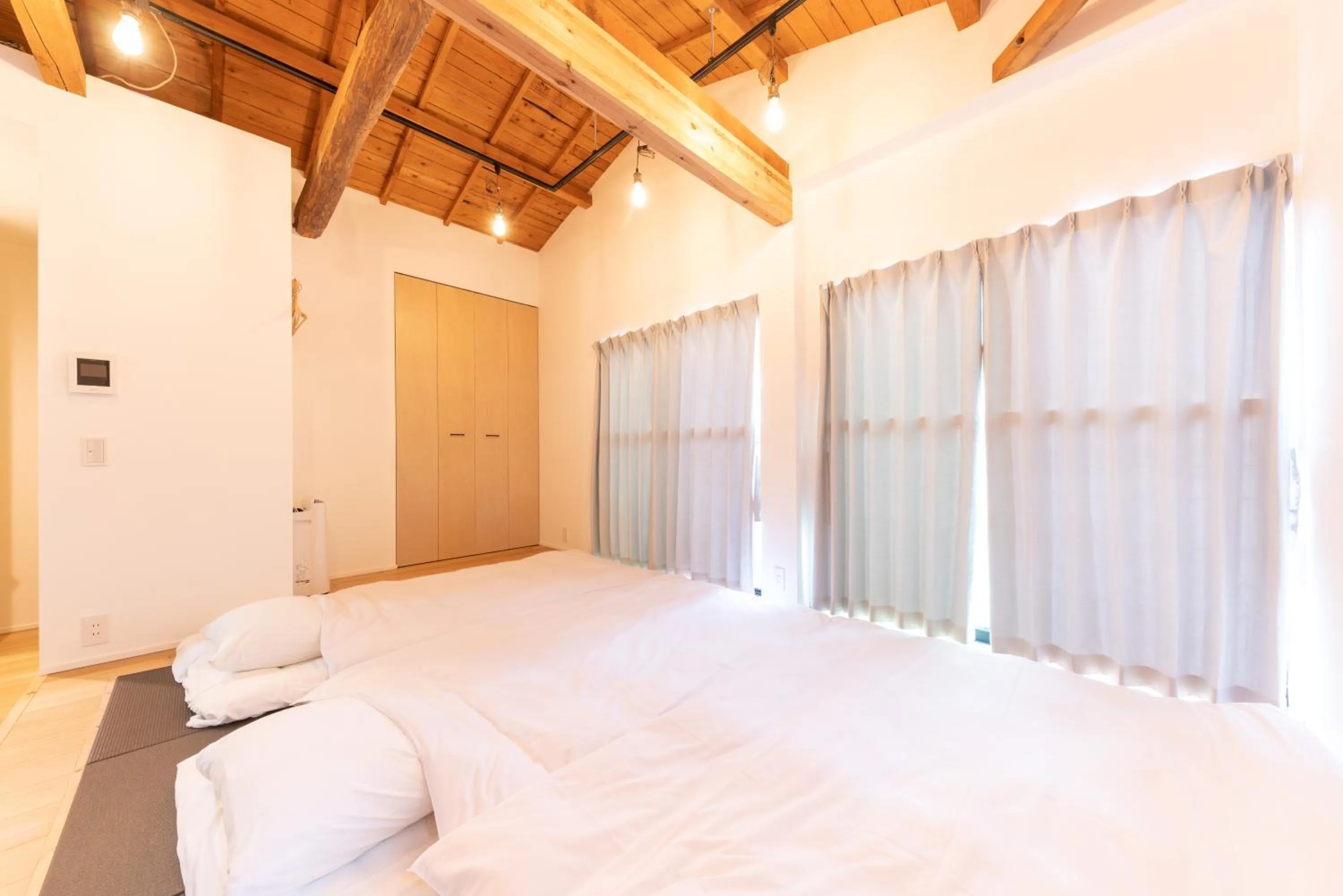 Bedroom, Bed in 強羅base A棟 - GORA Base A