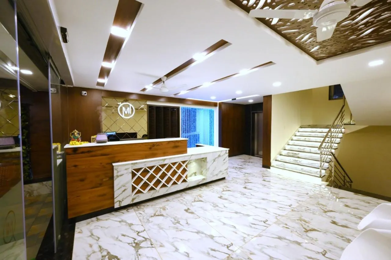 Lobby or reception in Meenakshi Inn