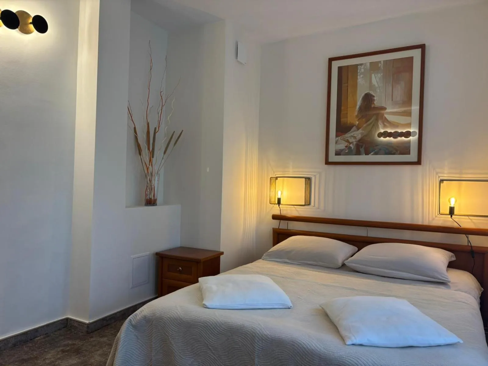 Bed in Hotel w Dobieszkowie