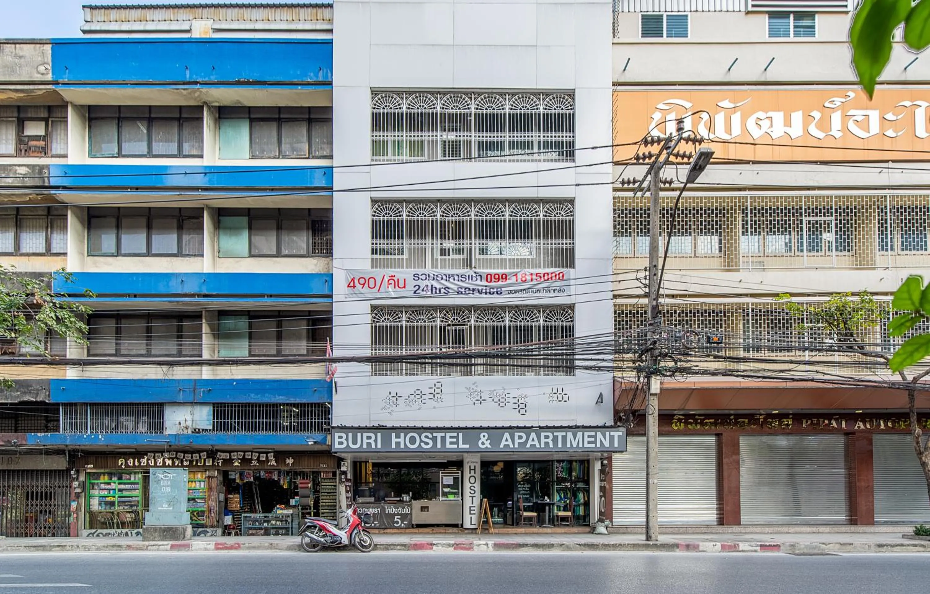 Property building in Buri Hostel Bangkok