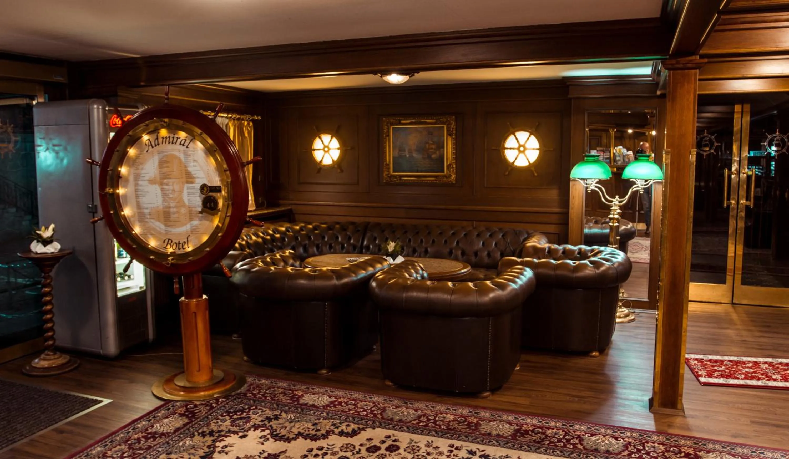 Lobby or reception in Admiral Botel