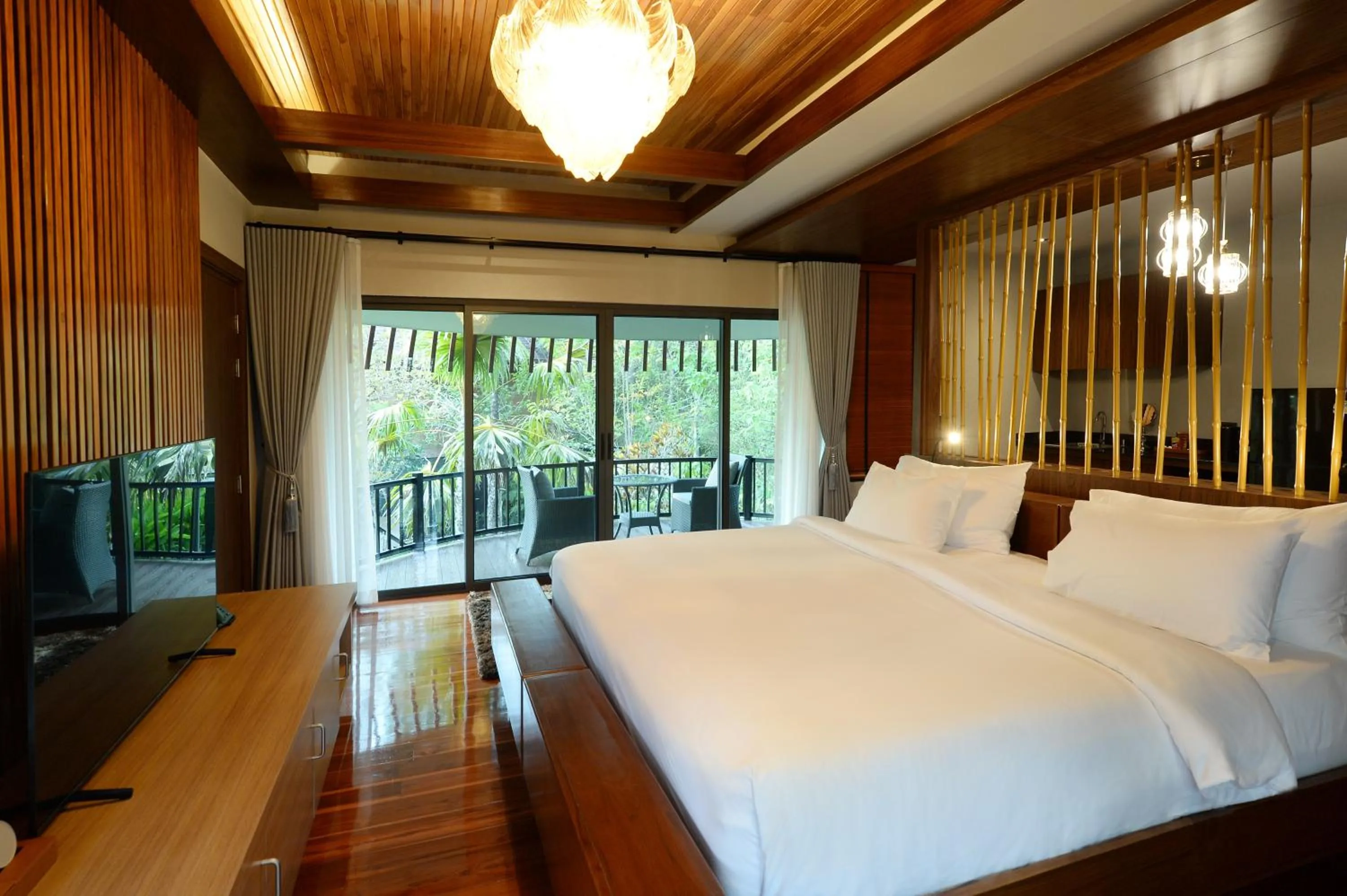 Bed in The Hidden Village, Khao Yai