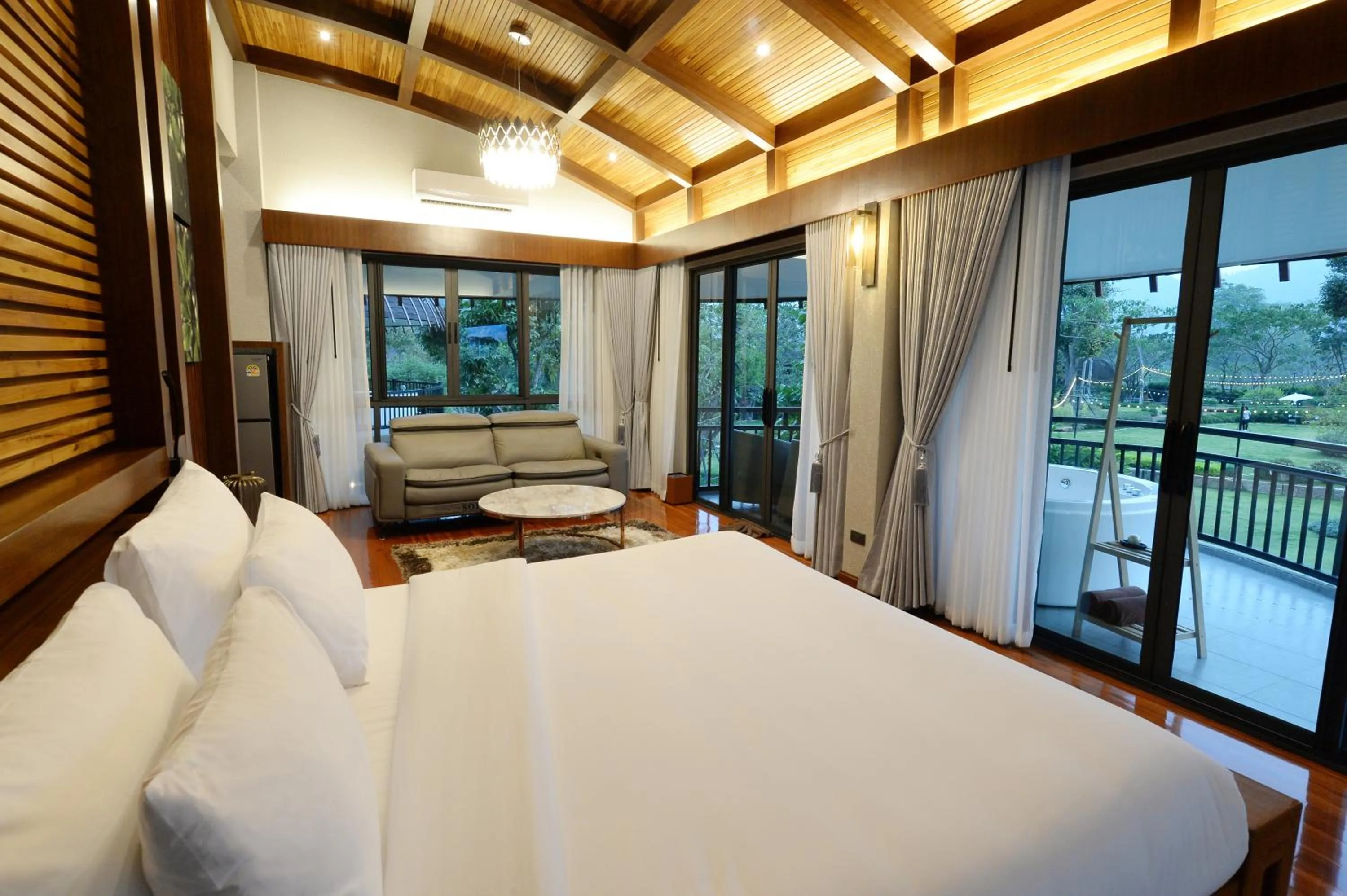 Bed in The Hidden Village, Khao Yai