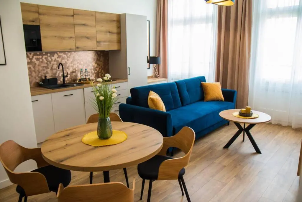 Living room in Miedziany by Rentoom