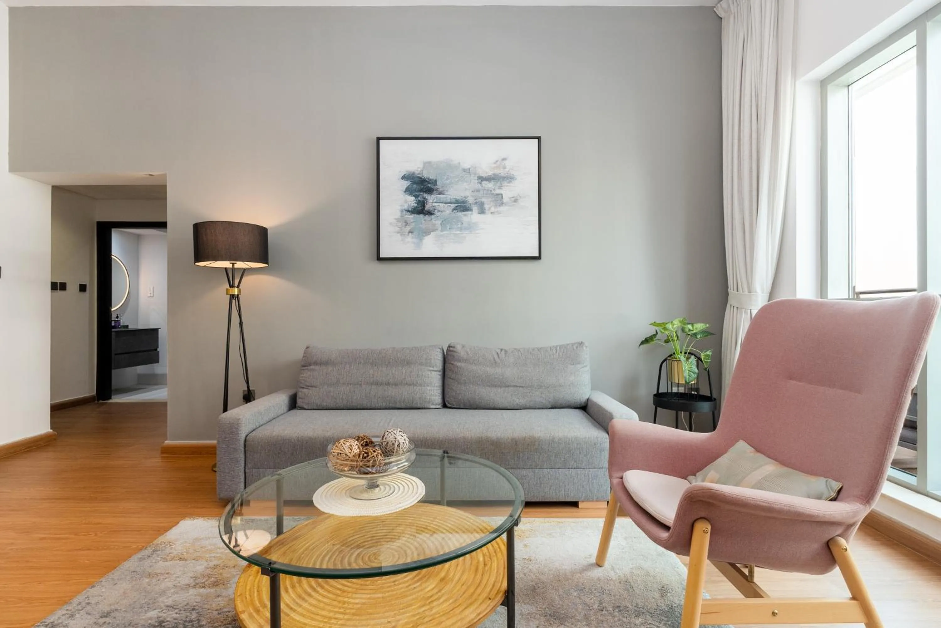 Coffee/tea facilities in White Sage - Fountain View Stylish Apt With Spacious Terrace