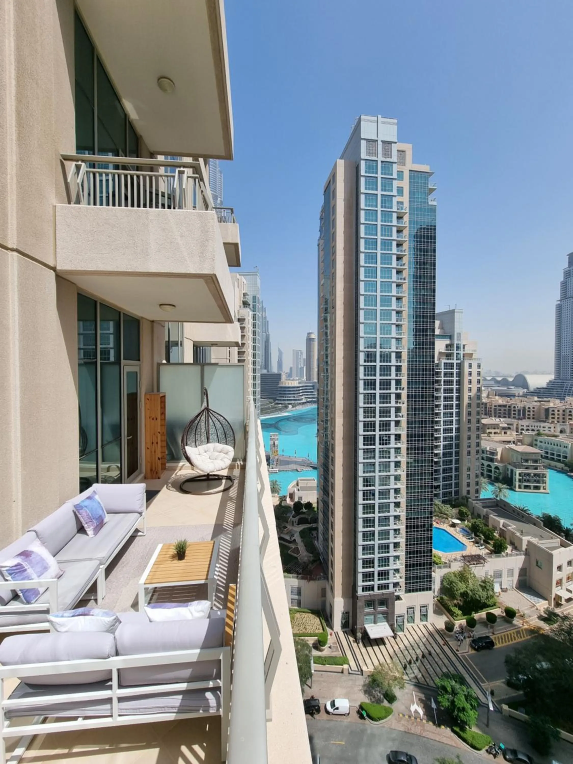 View (from property/room) in White Sage - Fountain View Stylish Apt With Spacious Terrace