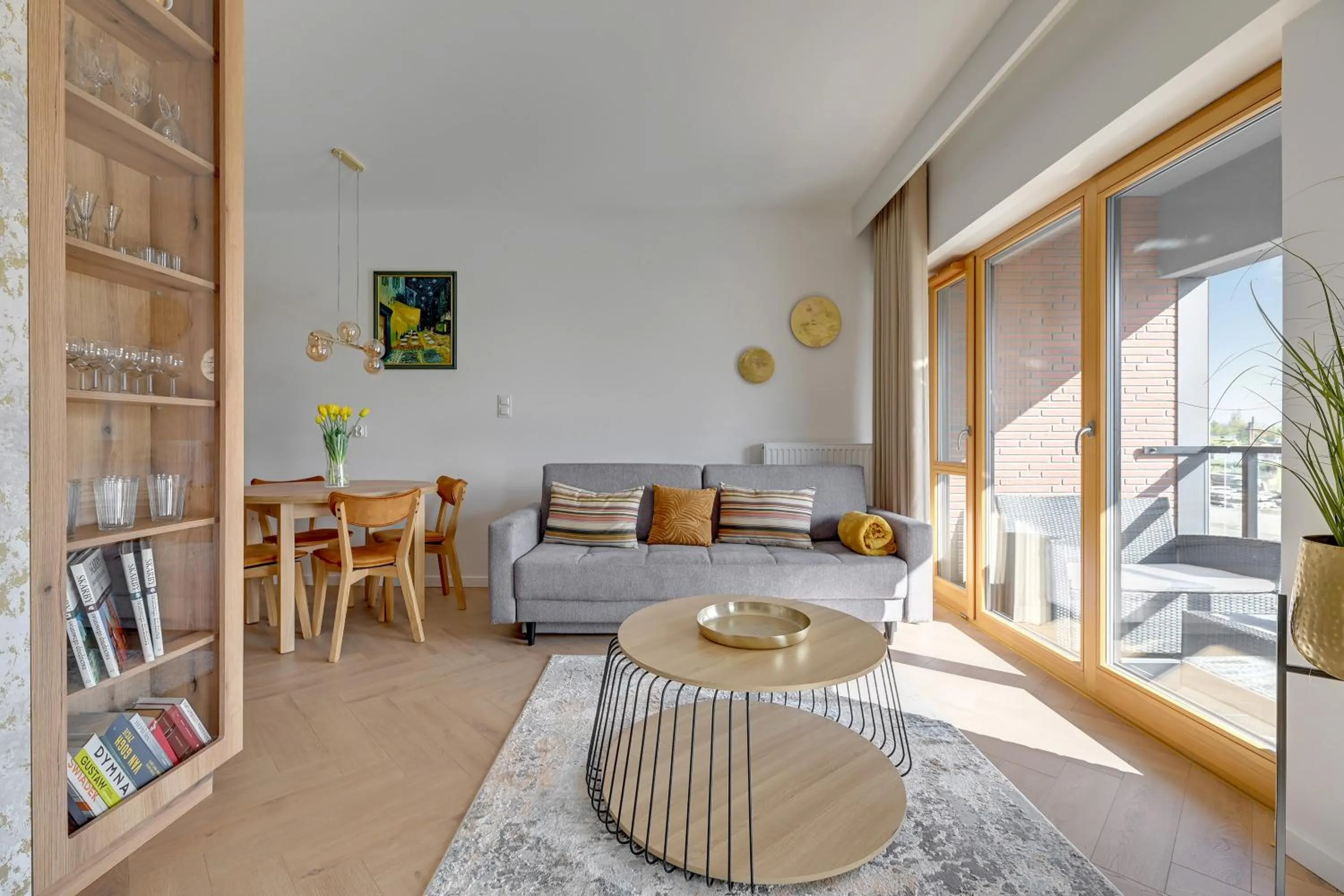 One-Bedroom Apartment with Balcony - Sienna Grobla 8 Street in Nadmotławie Sauna & Gym by Blue Mandarin