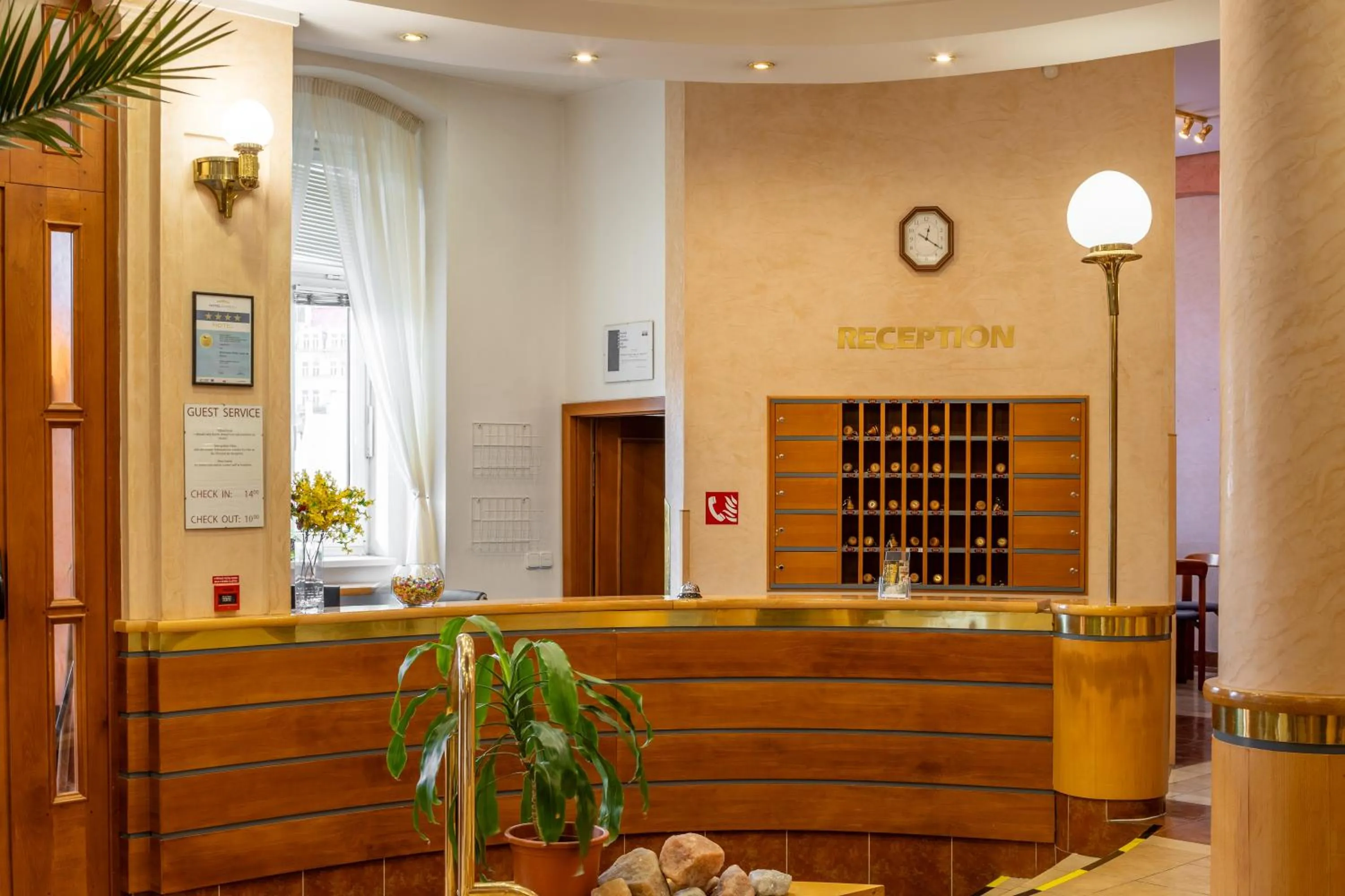 Lobby or reception in Wellness Hotel Jean De Carro