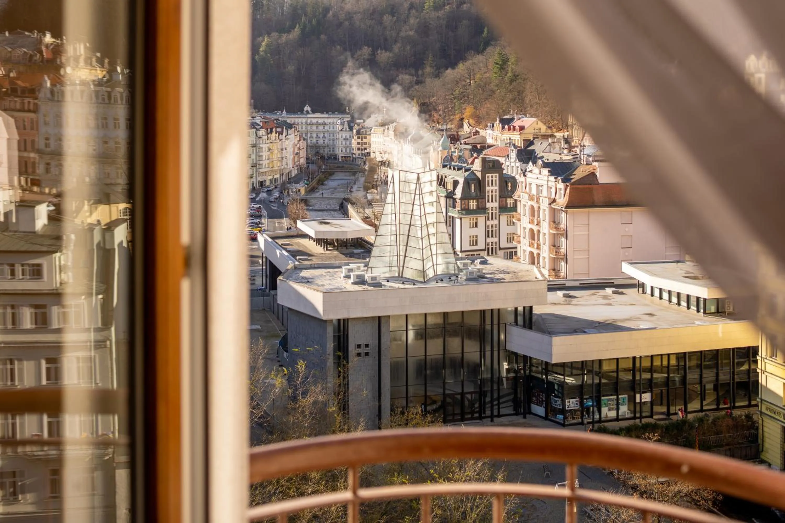 City view in Wellness Hotel Jean De Carro