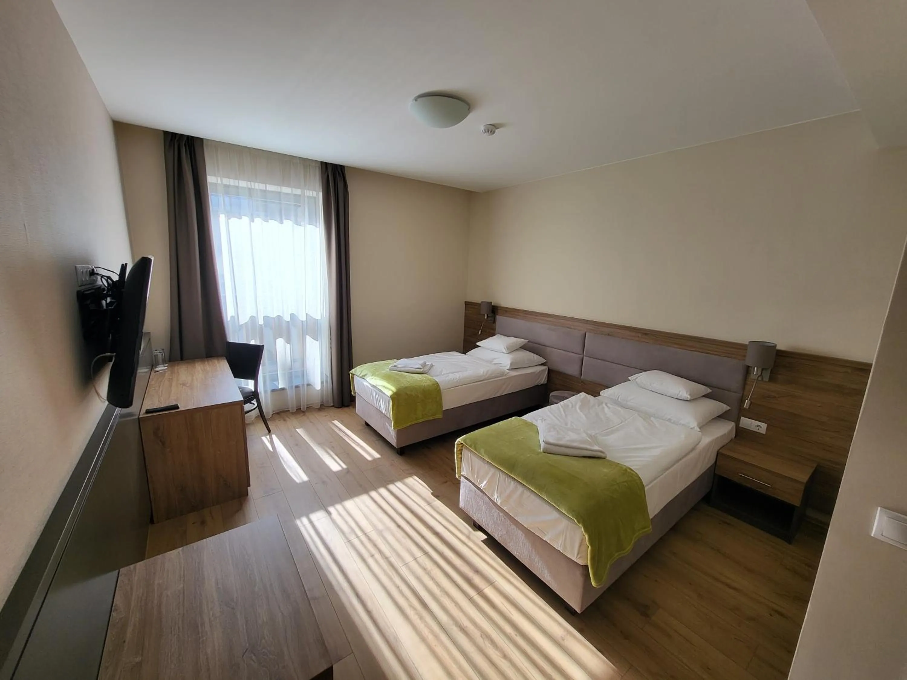 Photo of the whole room, Bed in D50 Hotel