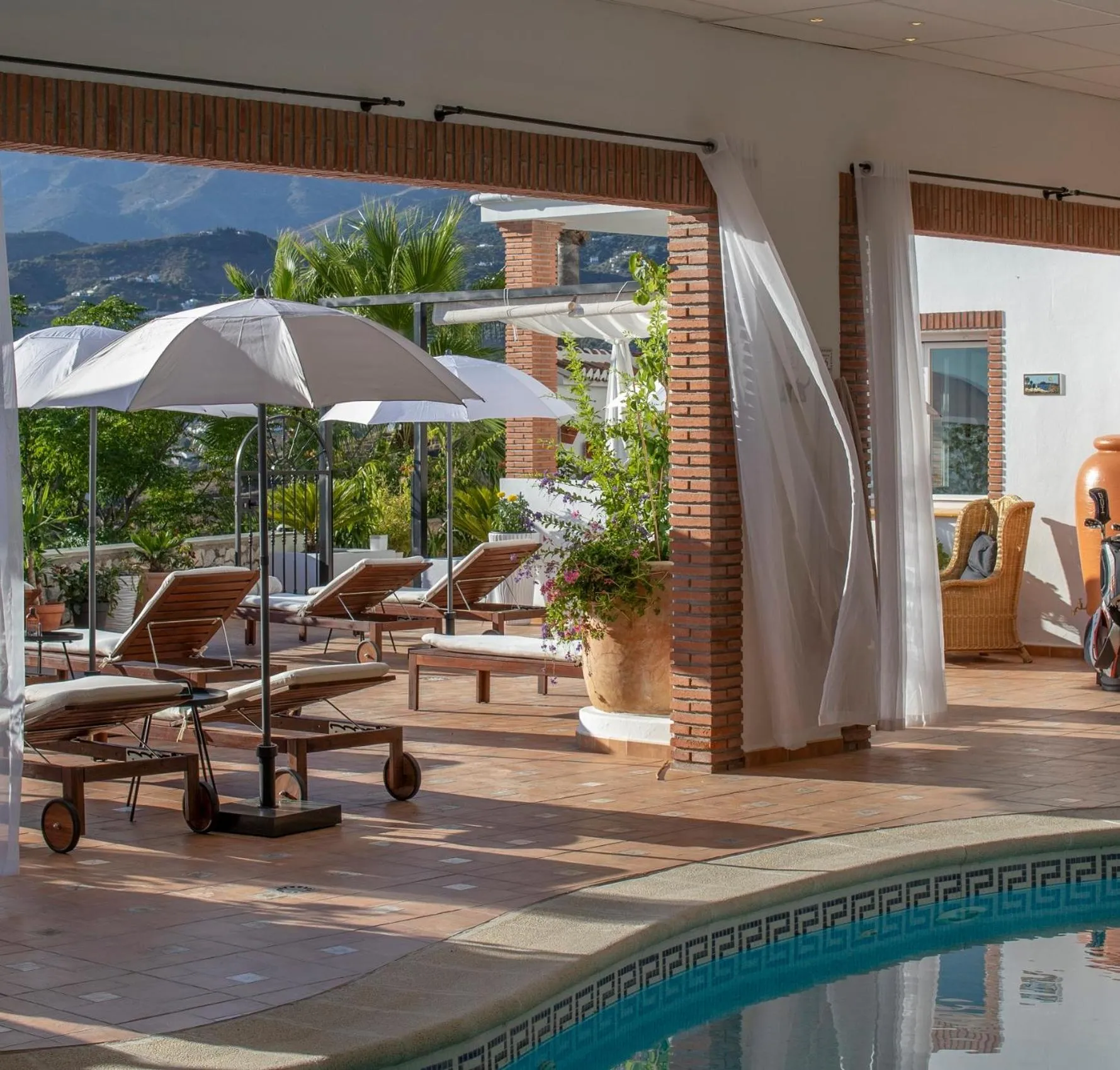 Pool view in Malaga Hills Double Comfort Boutique & Wellness Eco-Hotel -Adults Only-