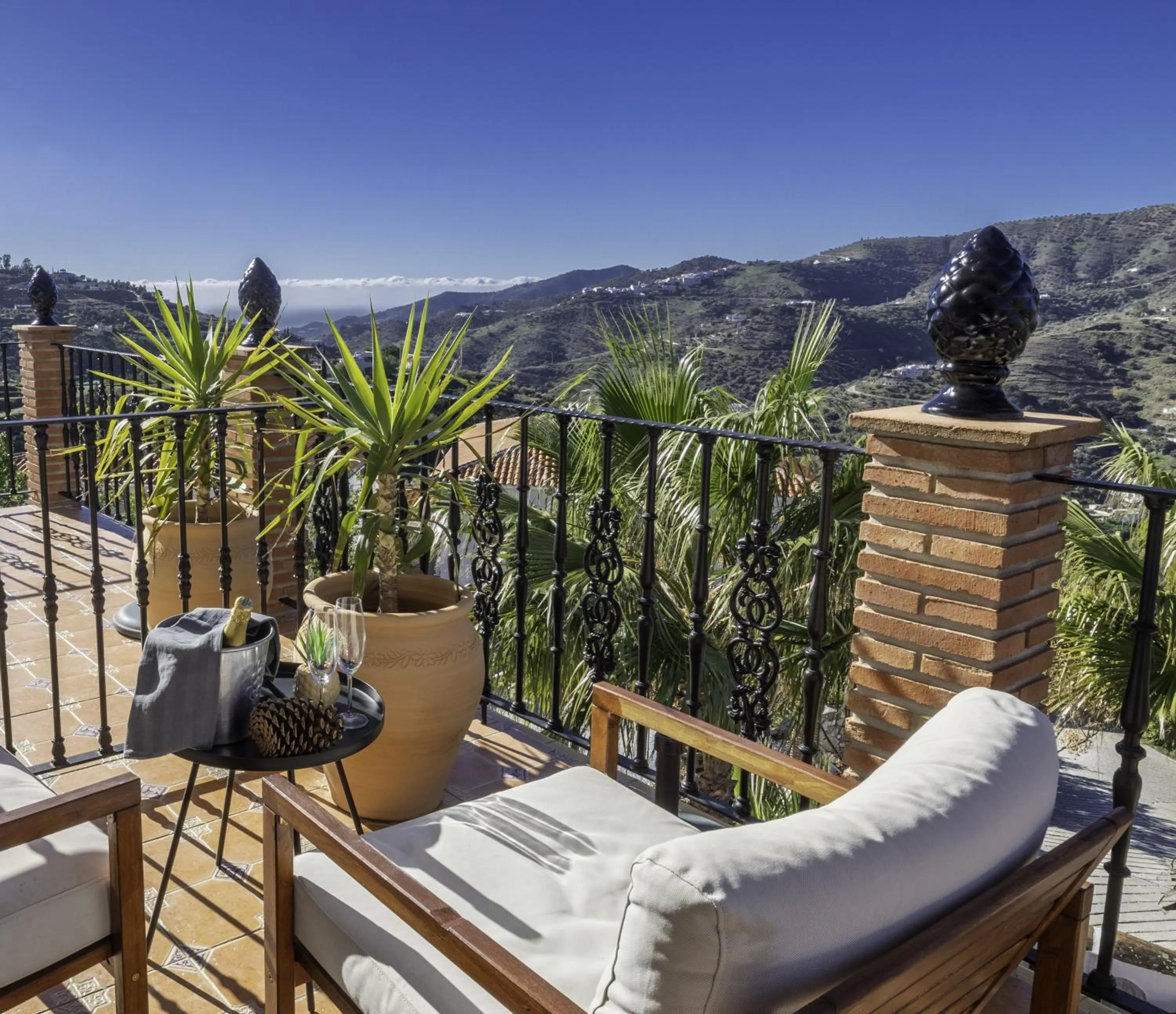 Balcony/Terrace in Malaga Hills Double Comfort Boutique & Wellness Eco-Hotel -Adults Only-