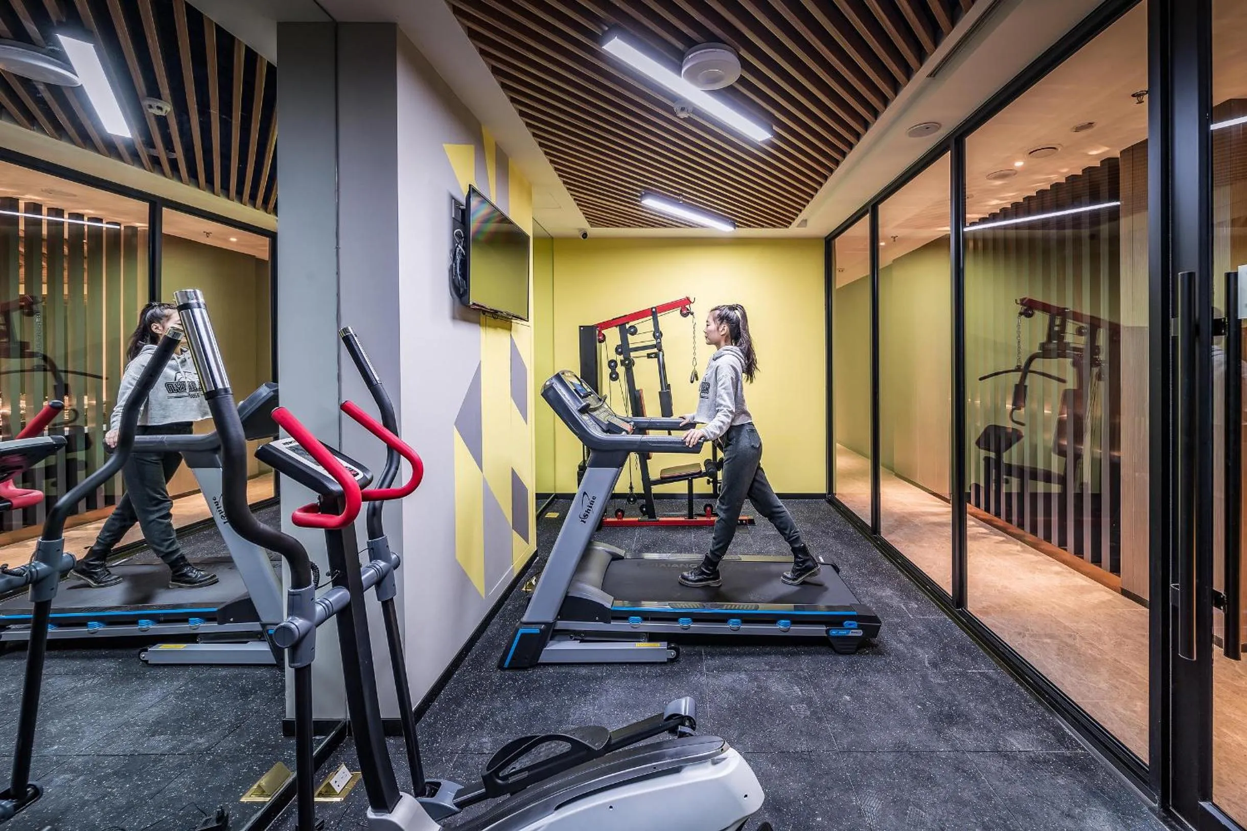 Fitness centre/facilities in Atour Light Harbin Central Street