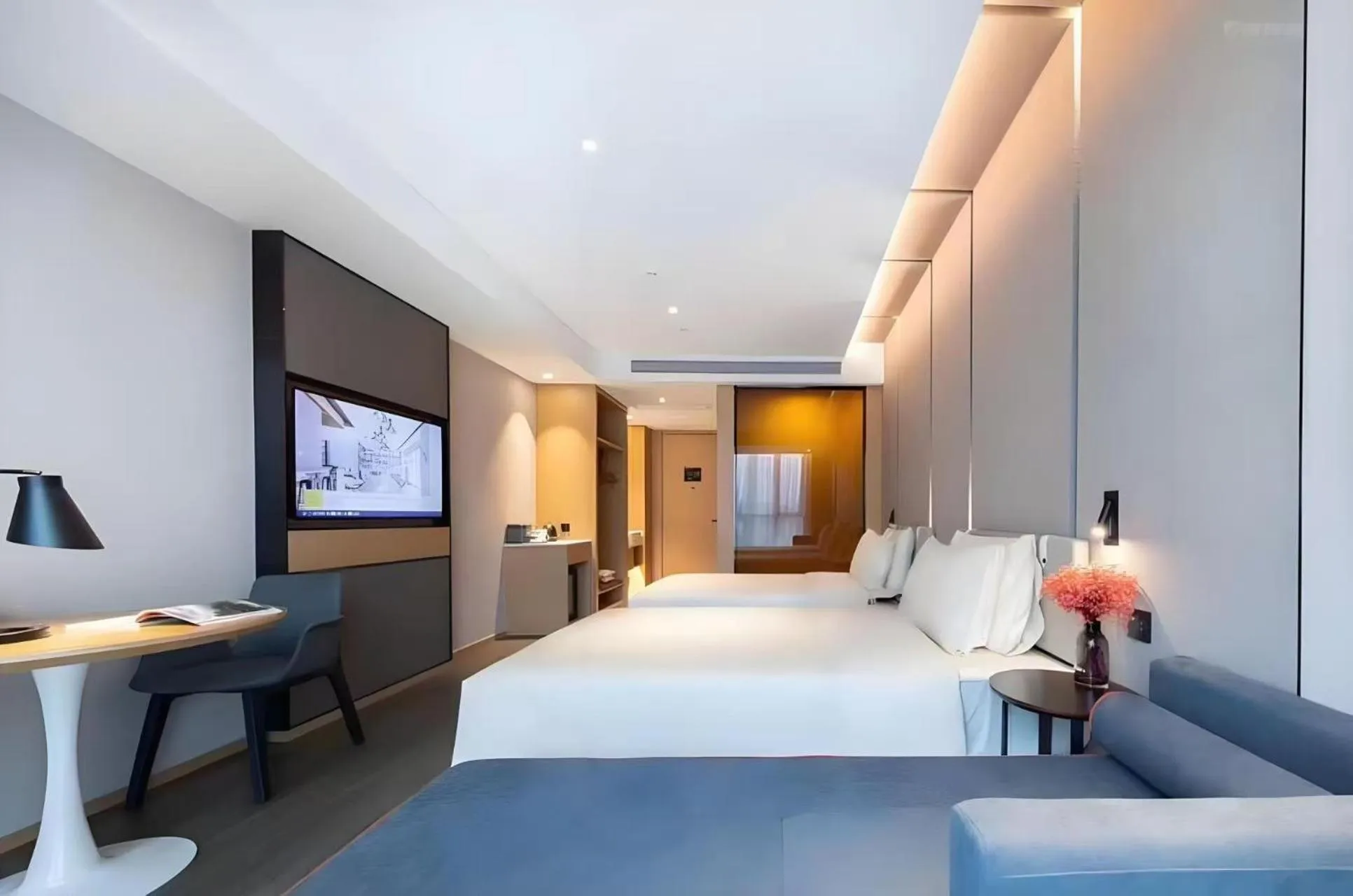 Property building, Bed in Atour Hotel Ningbo Fenghua Huizheng Street