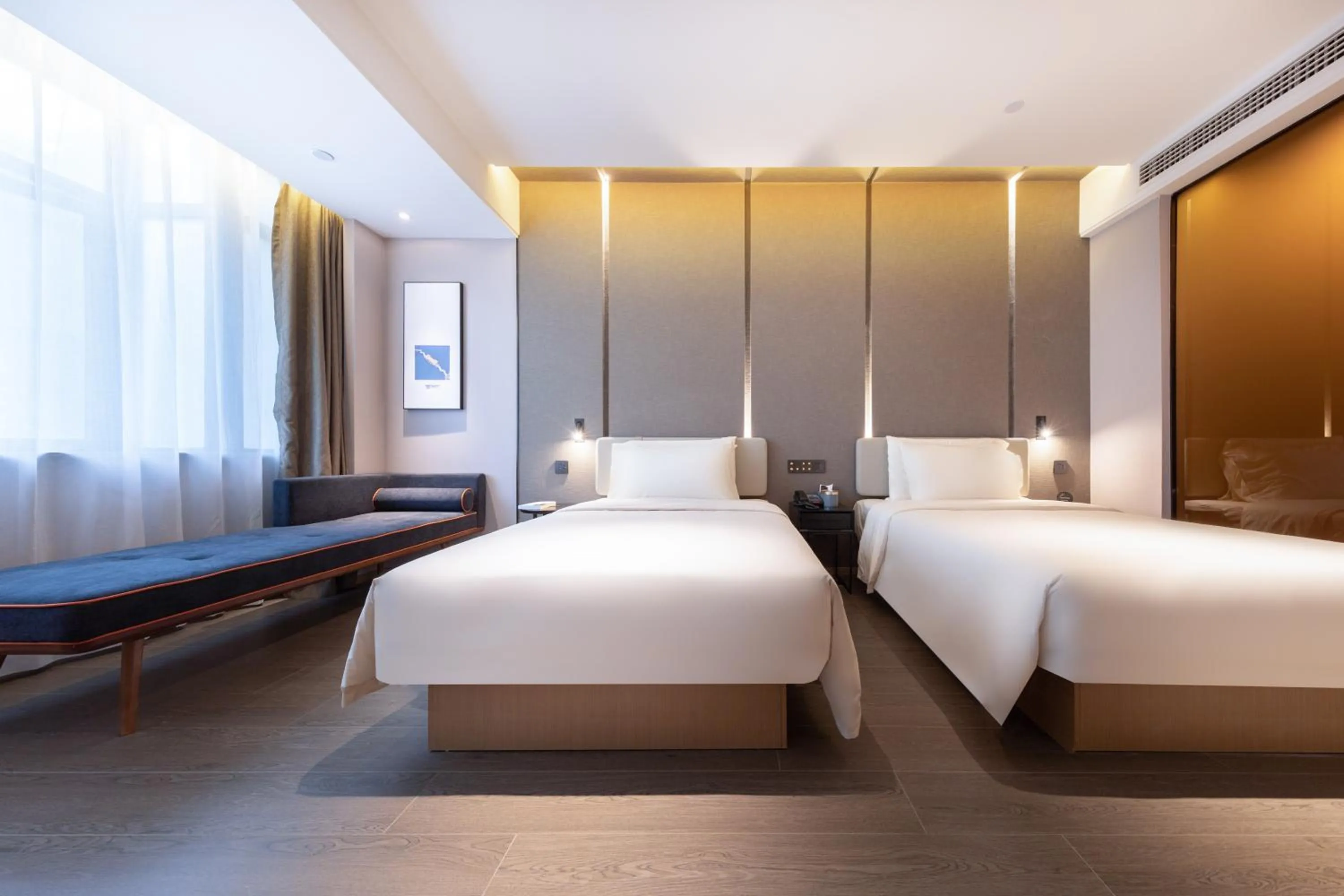 Bed in Atour Hotel Nanchang Aixi Lake