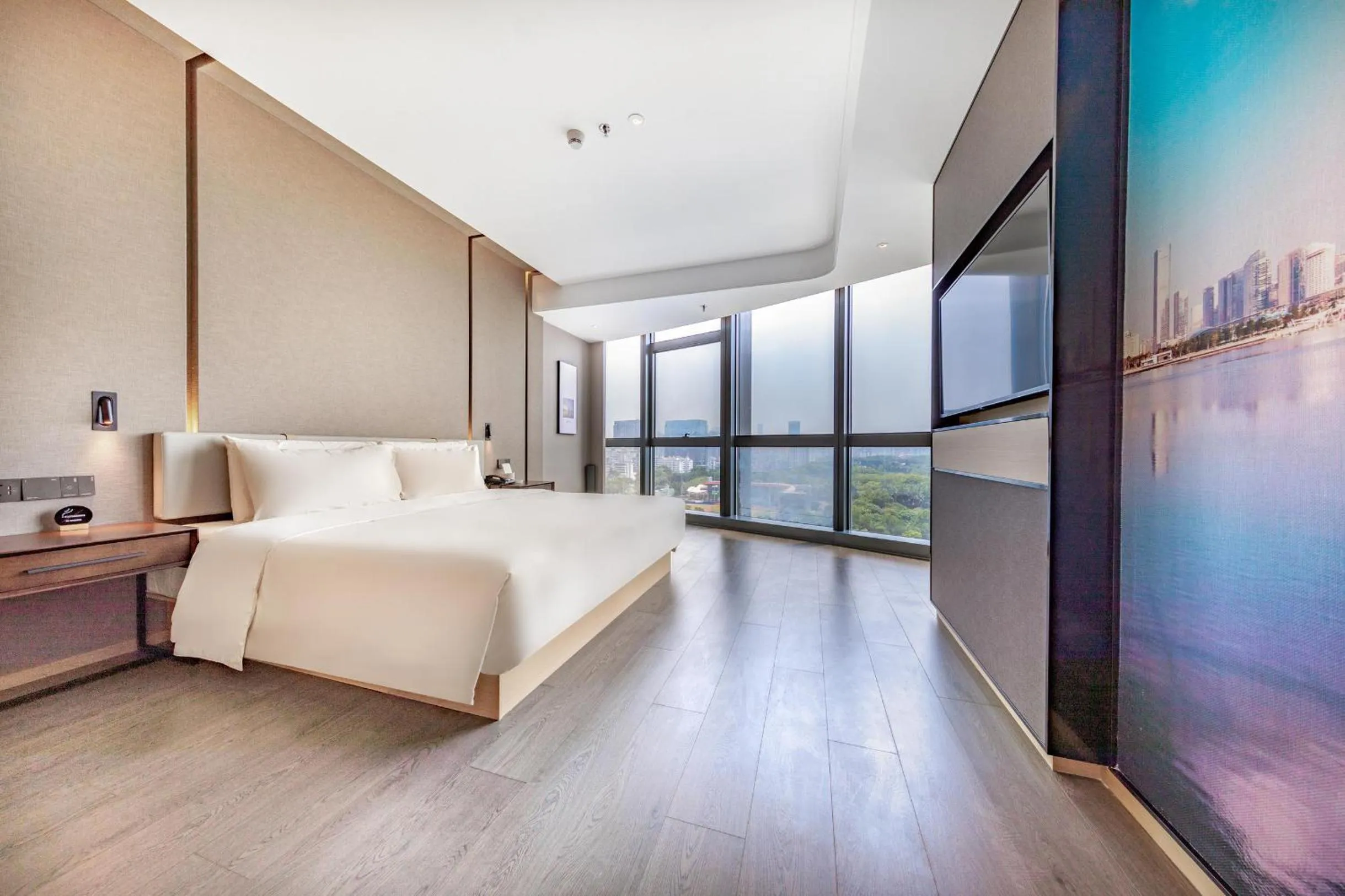 Bed in Atour S Shenzhen Nanshan