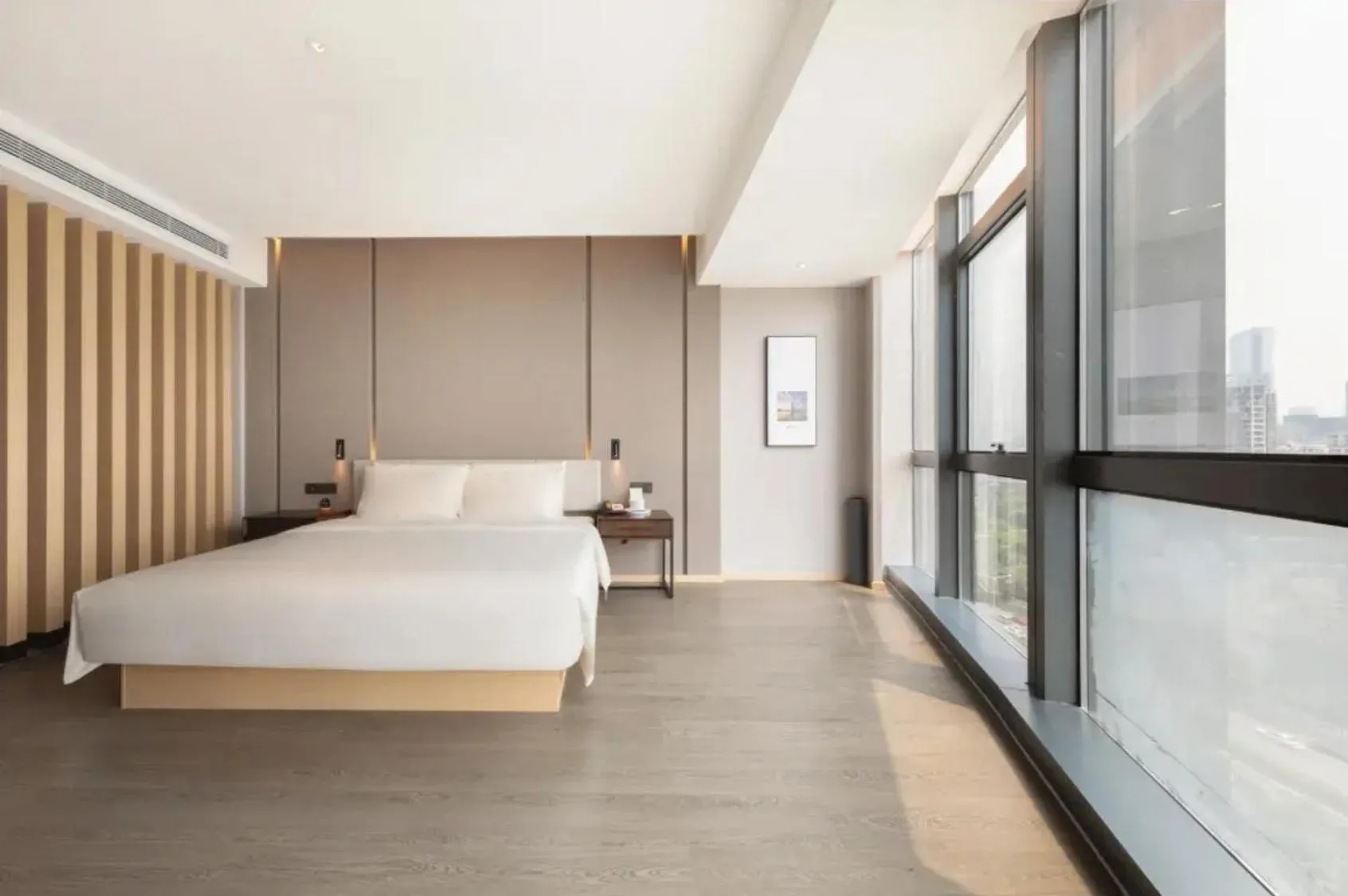 Property building, Bed in Atour S Shenzhen Nanshan