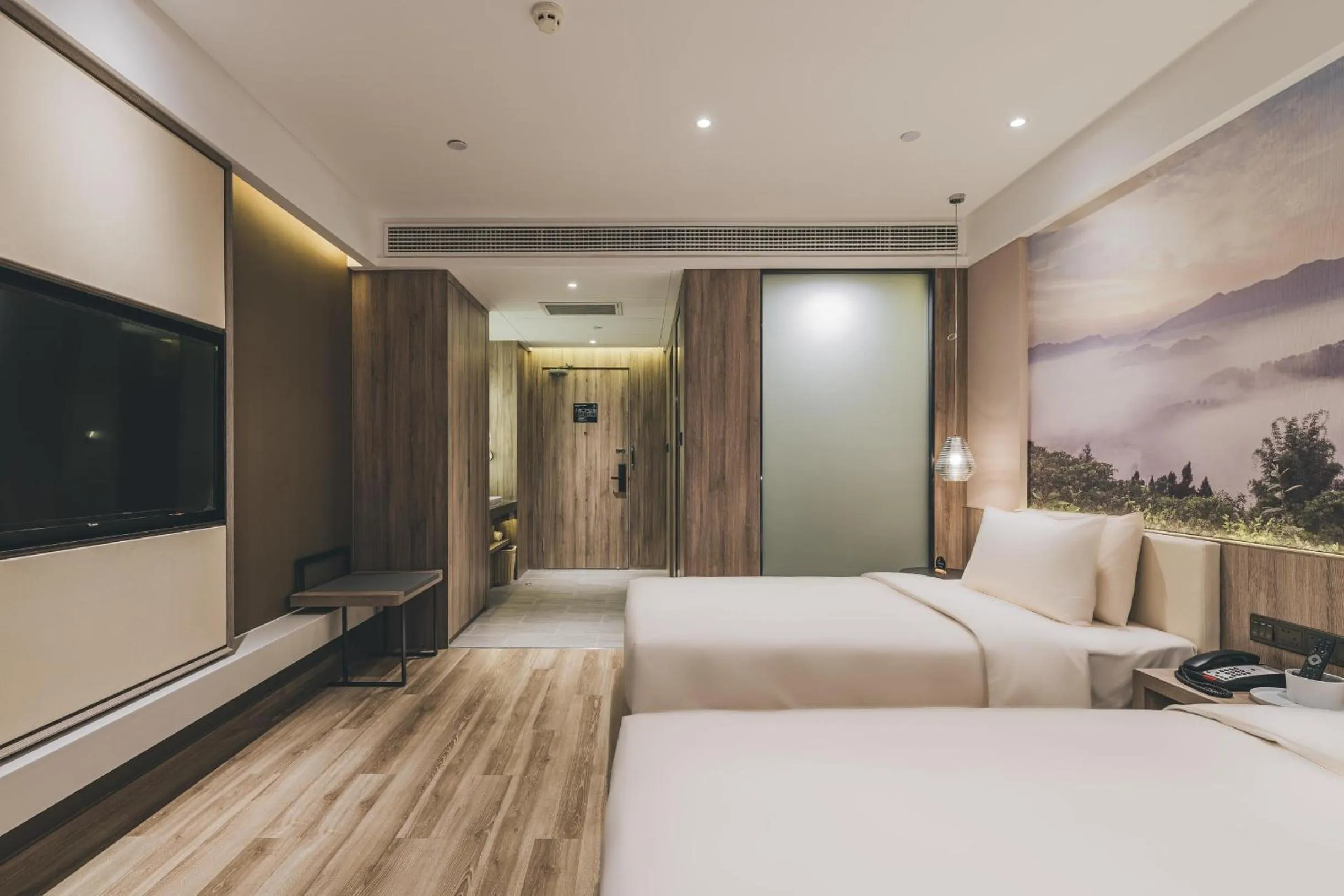 Bed in Atour Hotel Chongqiang Jiangbei Airport