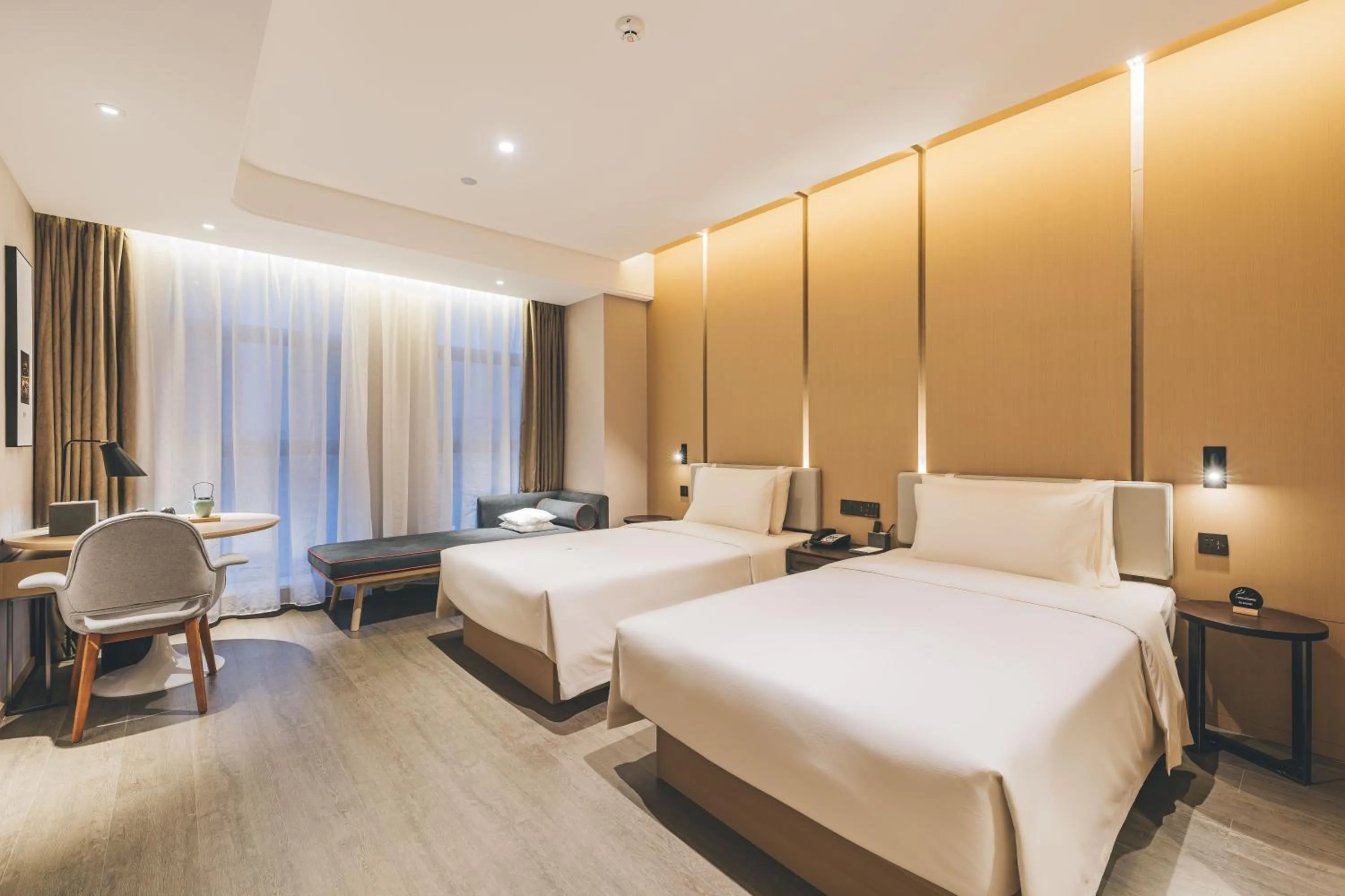 Bed in Atour Hotel Chongqiang Jiangbei Airport