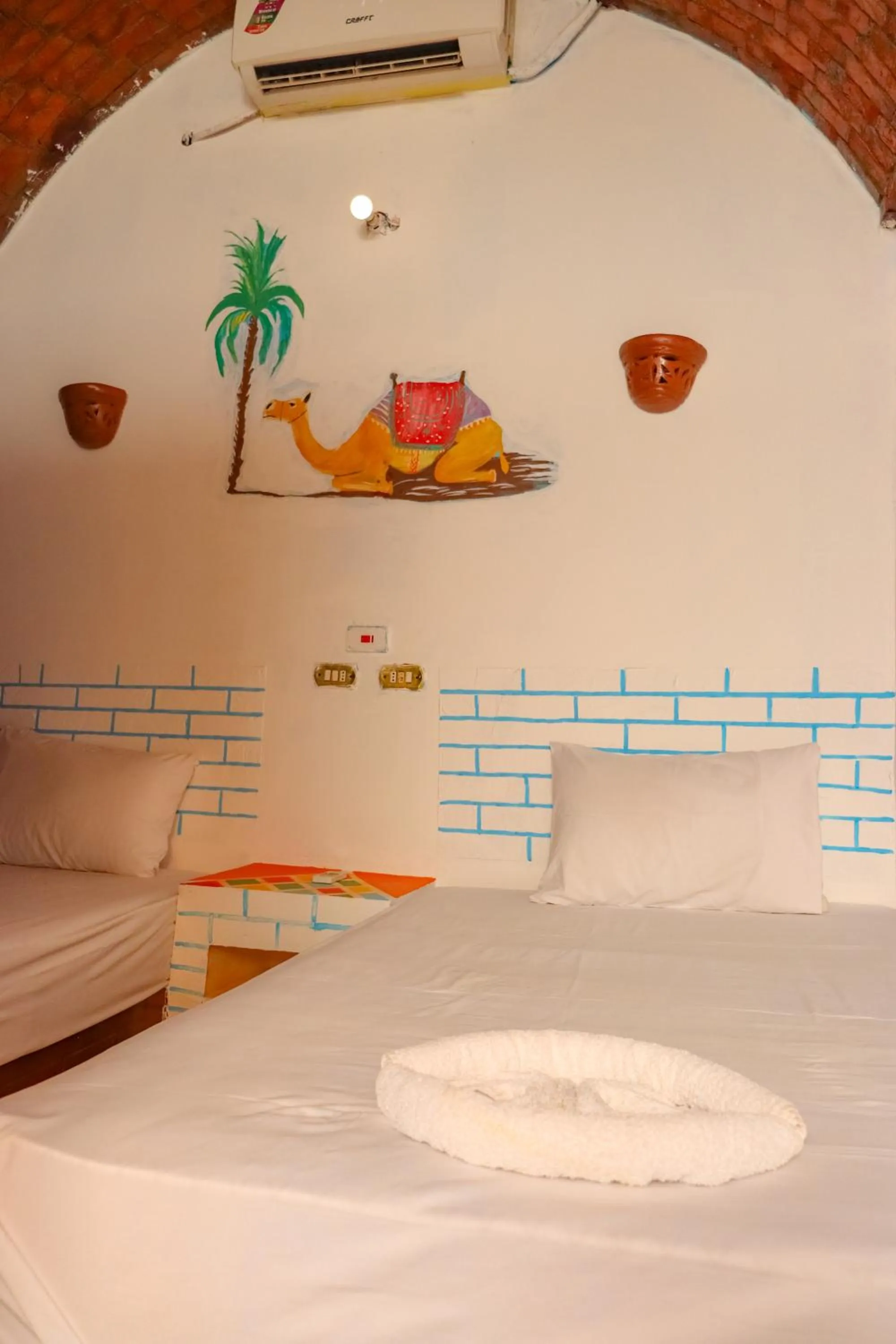 Bed in Nubian Kulih house