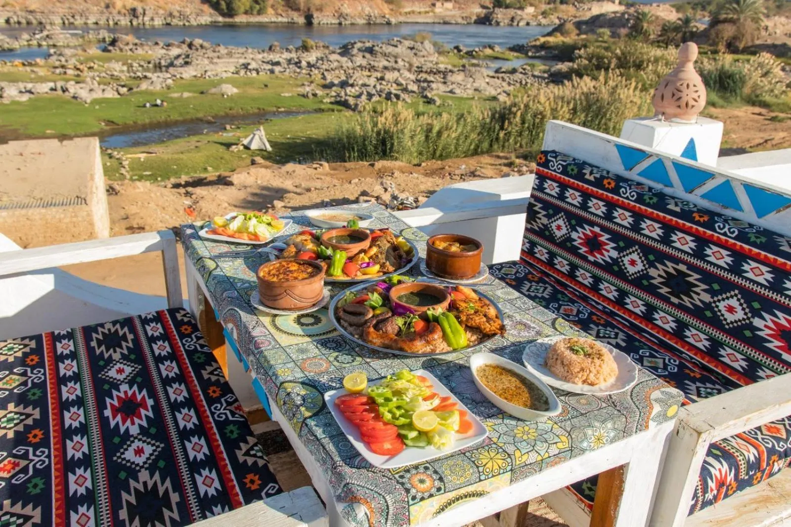 Natural landscape in Nubian Kulih house