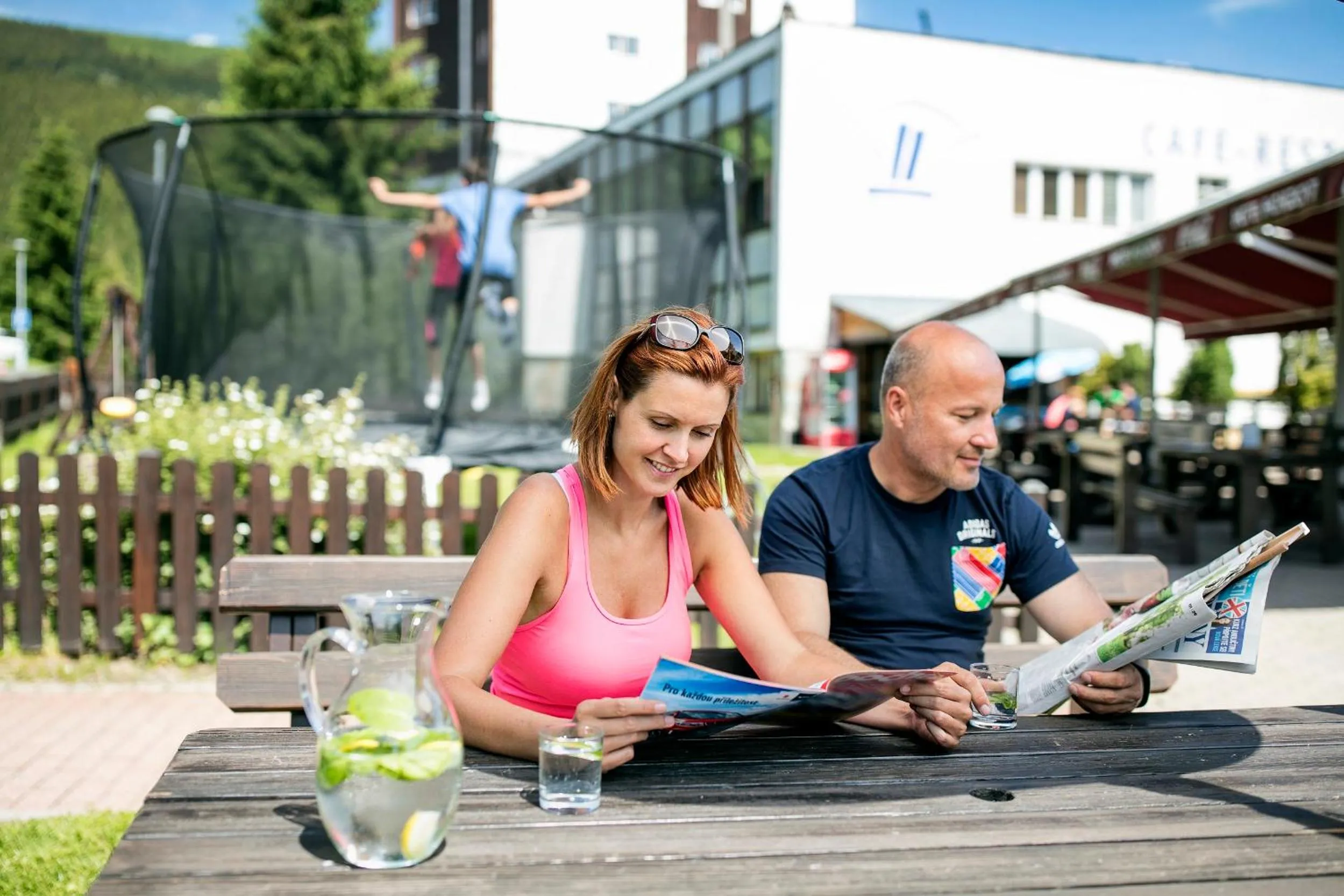Balcony/Terrace in Hotel Horizont