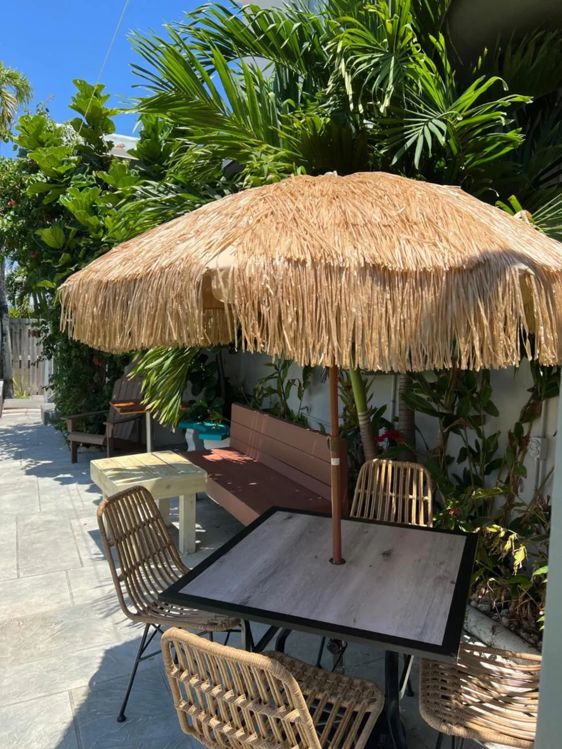 Patio in Tiana Beach Inn
