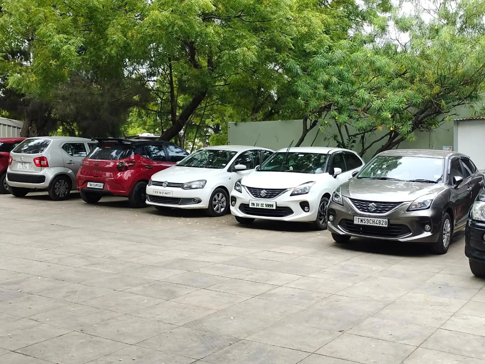 Parking in Hotel Geetha International