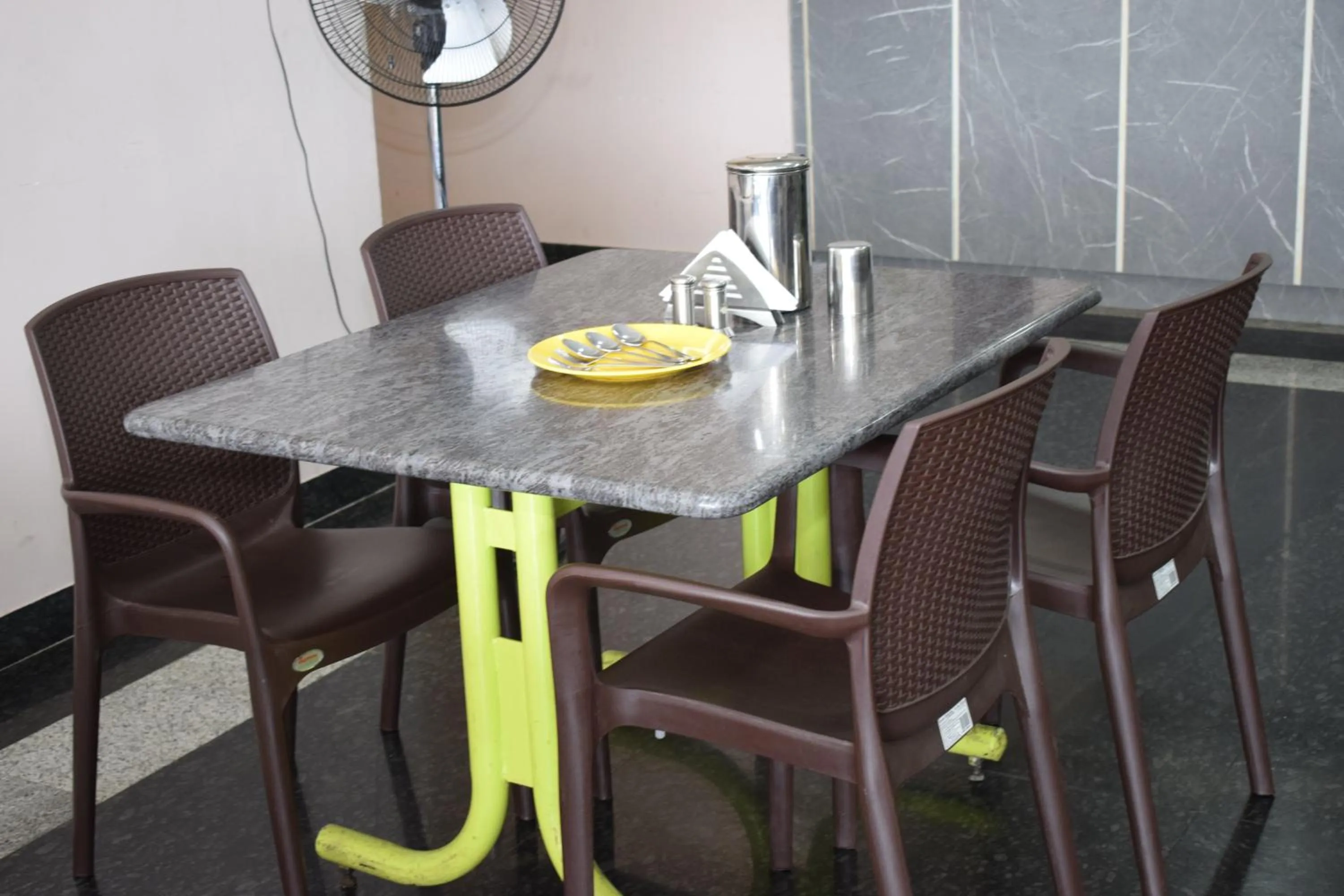 Dining area in Hotel Vijay Krishna