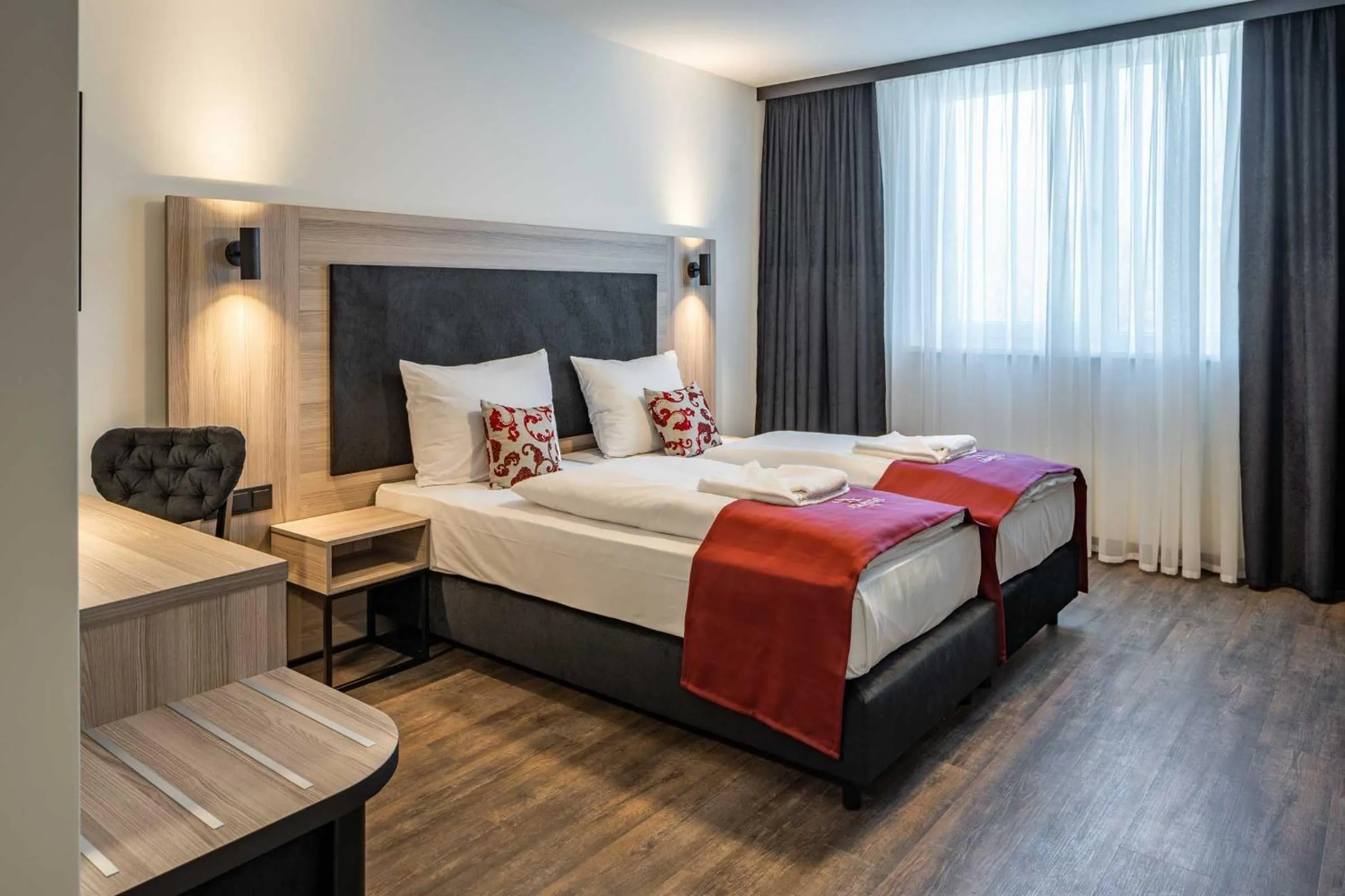 Bed in Abasto Hotel Dachau