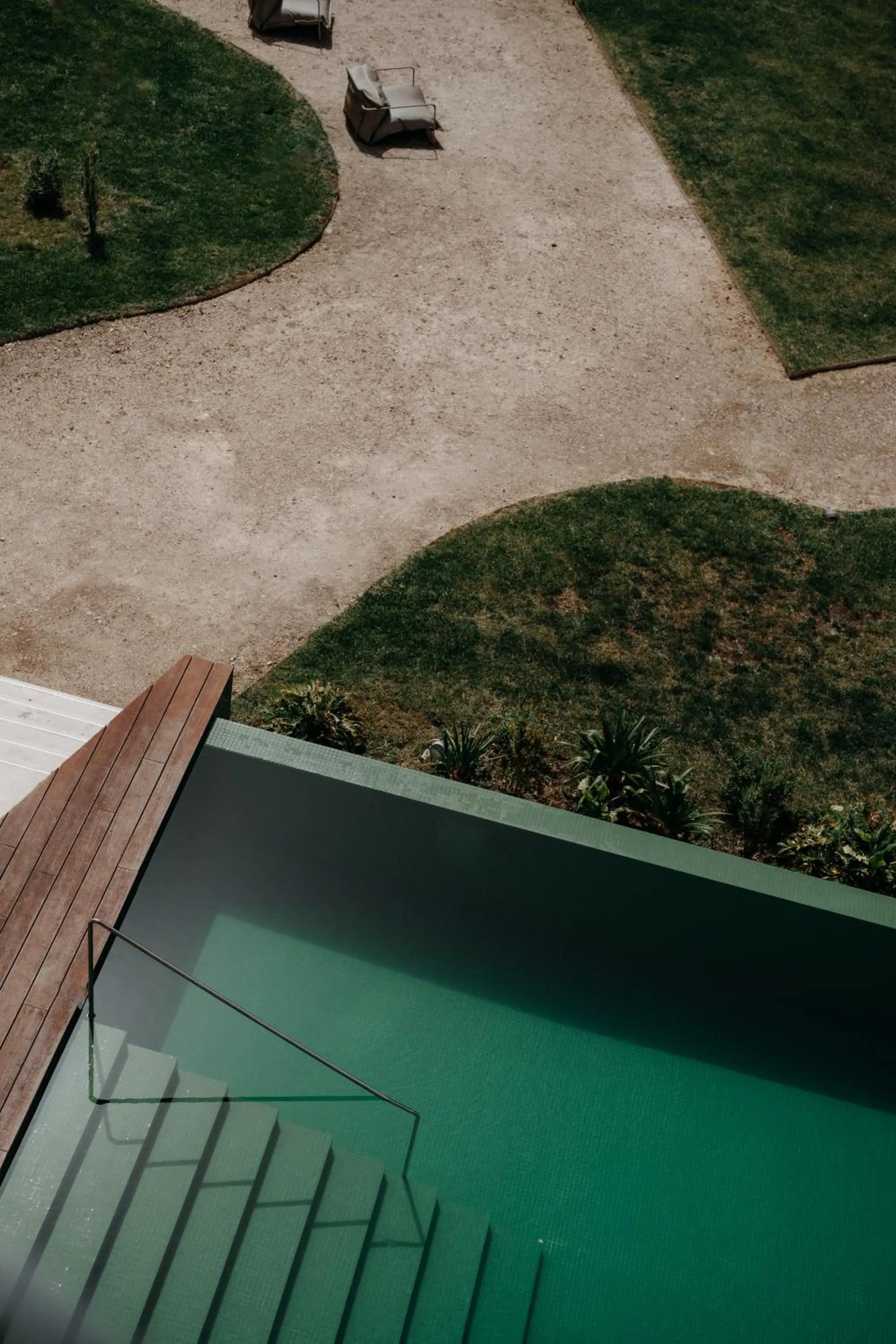 Pool view in Casa das Lérias